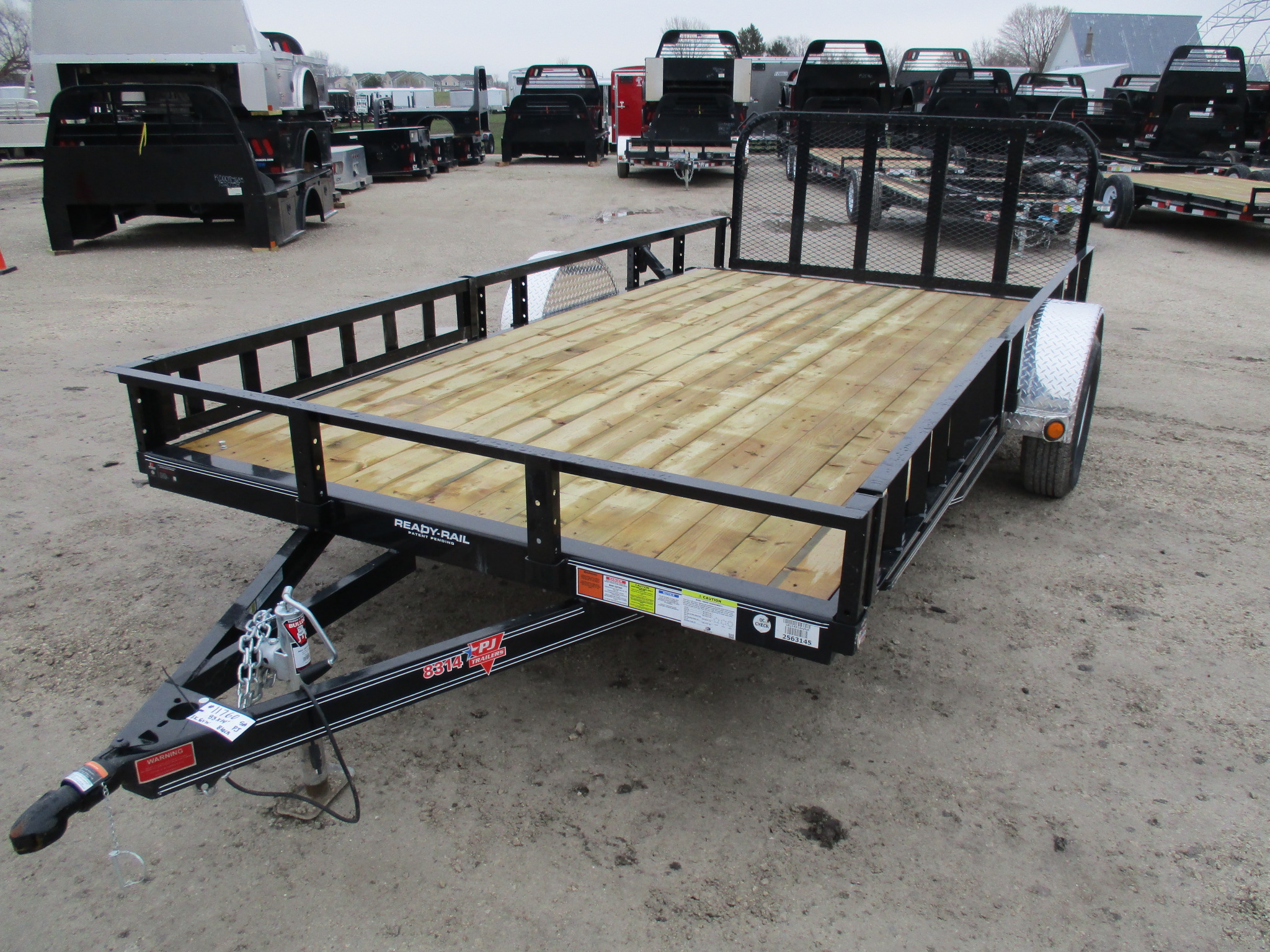 2017 PJ 83x14 U8 Single Axle Utility U821431DSYKAT
