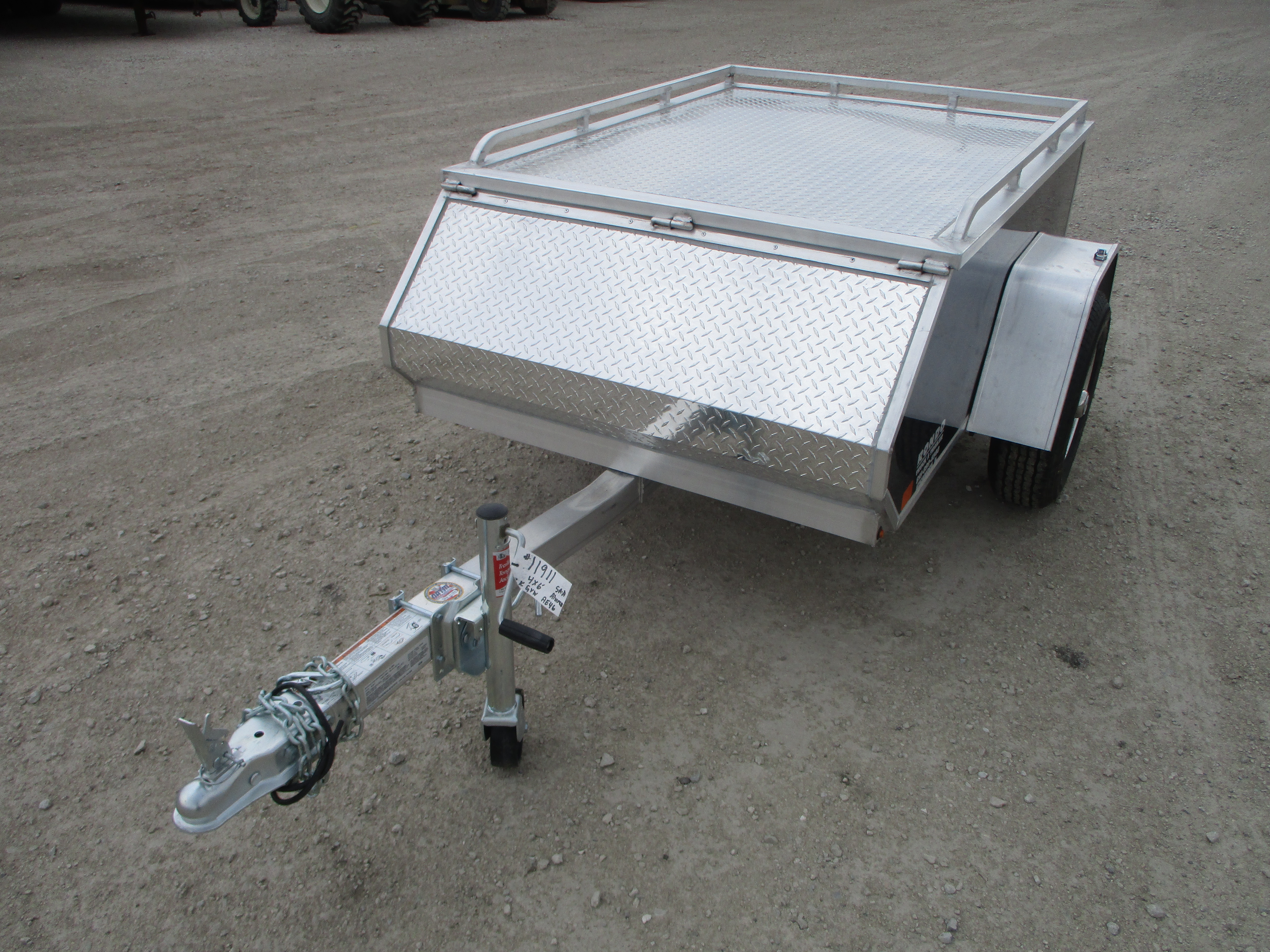 2018 Aluma 48x6  Aluminum Single Axle Utility AE46
