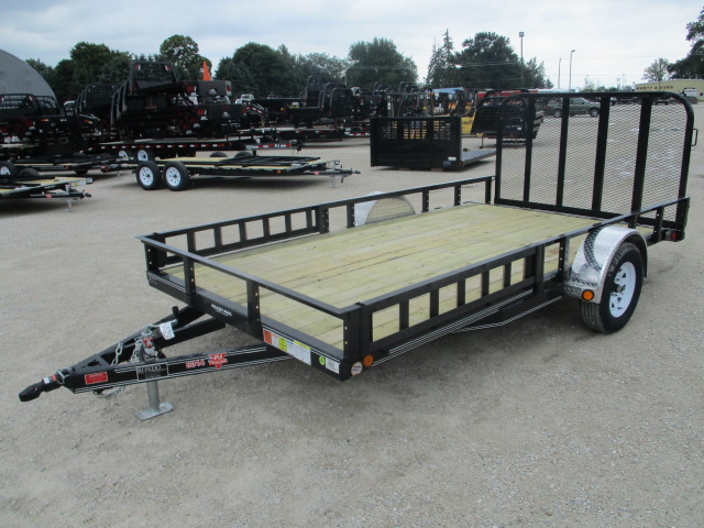 2018 PJ 83x14 U8 Single Axle Utility U821431DSBKA