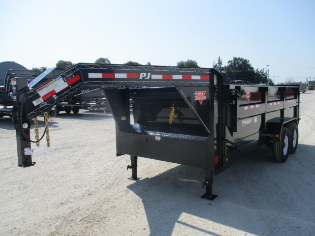 2018 PJ 83x16 DC Gooseneck Dump DCS1692BSSKCP-CY06-GV16-SW03