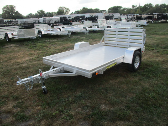 2018 Aluma 72x10  Aluminum Single Axle Utility 7210HBT