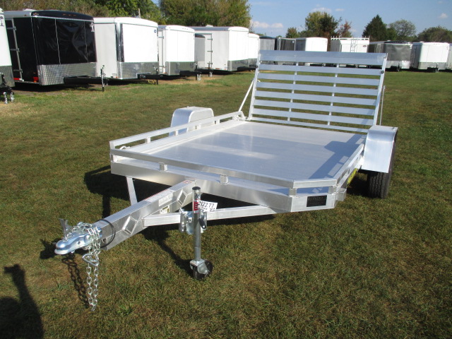 2018 Aluma 77x10  Aluminum Single Axle Utility 7710H