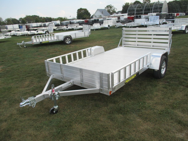 2018 Aluma 81x12  Aluminum Single Axle Utility 8112BT