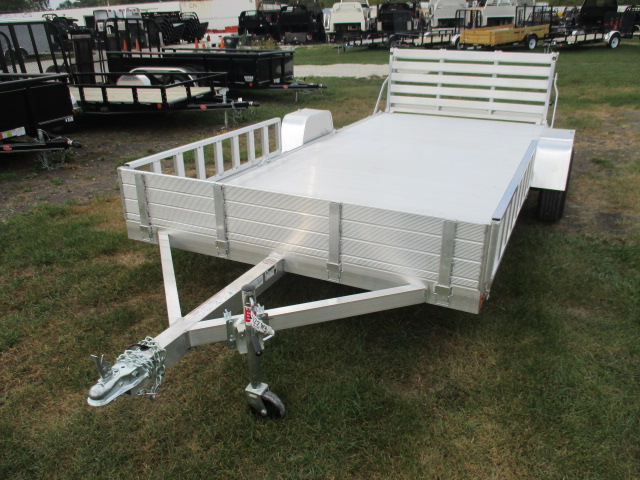 2018 Aluma 81x14  Aluminum Single Axle Utility 8114BT