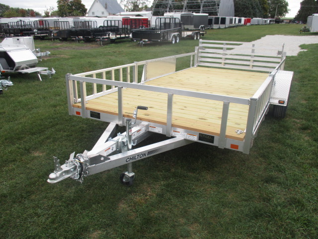 2017 Chilton 82x14  Aluminum Single Axle Utility UT8230-14SRAR