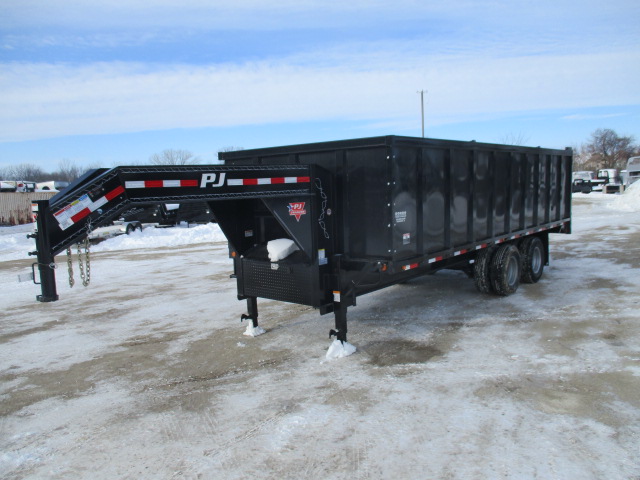 2018 PJ 96x20 DD Gooseneck Dump DDR20A2BSSKB