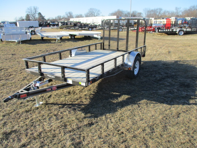2018 PJ 72x12 U2 Single Axle Utility U221231DSBK