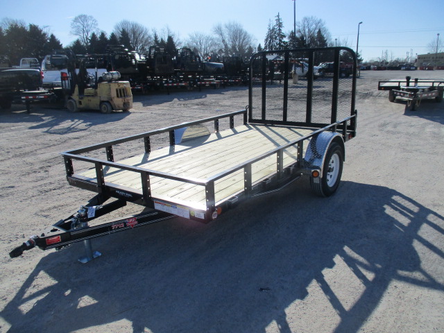 2018 PJ 77x12 U7 Single Axle Utility U721231DSGK