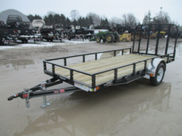 2018 PJ Trailer 72x14 U2 Single Axle Utility U221431DSGK