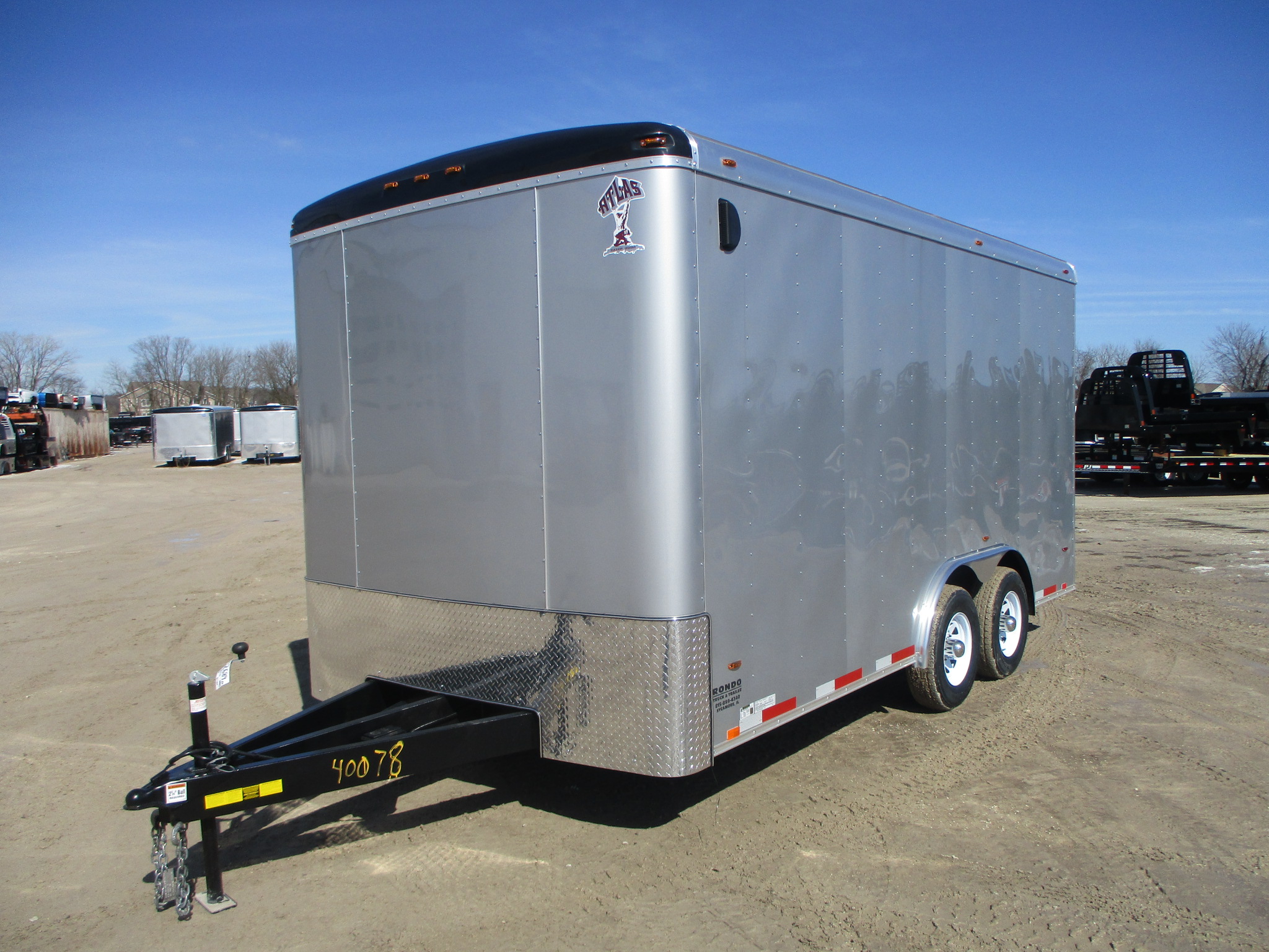 2018 Atlas 8x16  Enclosed Cargo AU816TA3-R