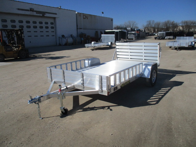 2019 Aluma 81x12  Aluminum Single Axle Utility 8112BT