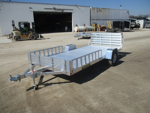 2019 Aluma 81x14  Aluminum Single Axle Utility 8114BT