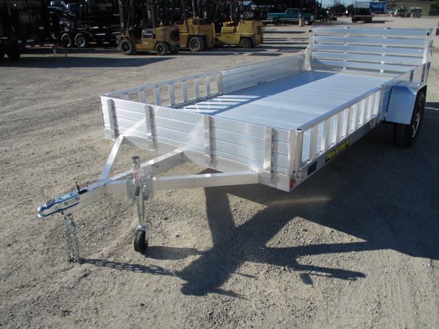 2019 Aluma 81x14  Aluminum Single Axle Utility 8114SR