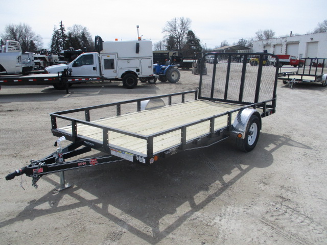 2018 PJ Trailer 83x14 U8 Single Axle Utility U821431DSGK