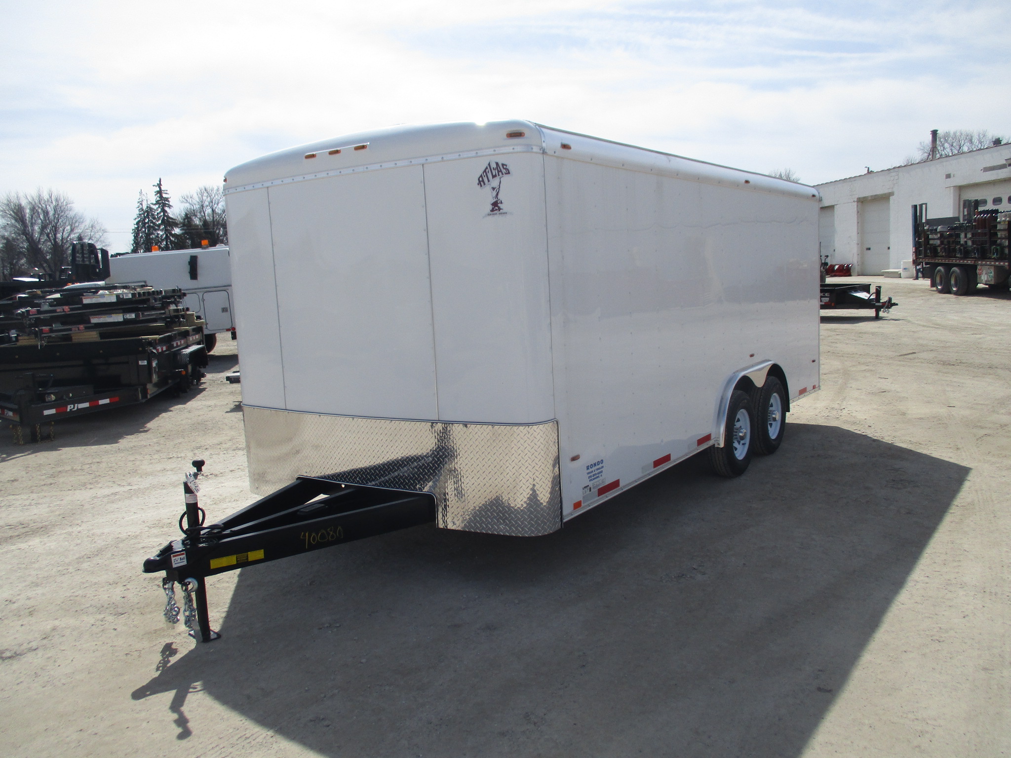 2018 Atlas 8x18  Enclosed Cargo AU818TA3-R
