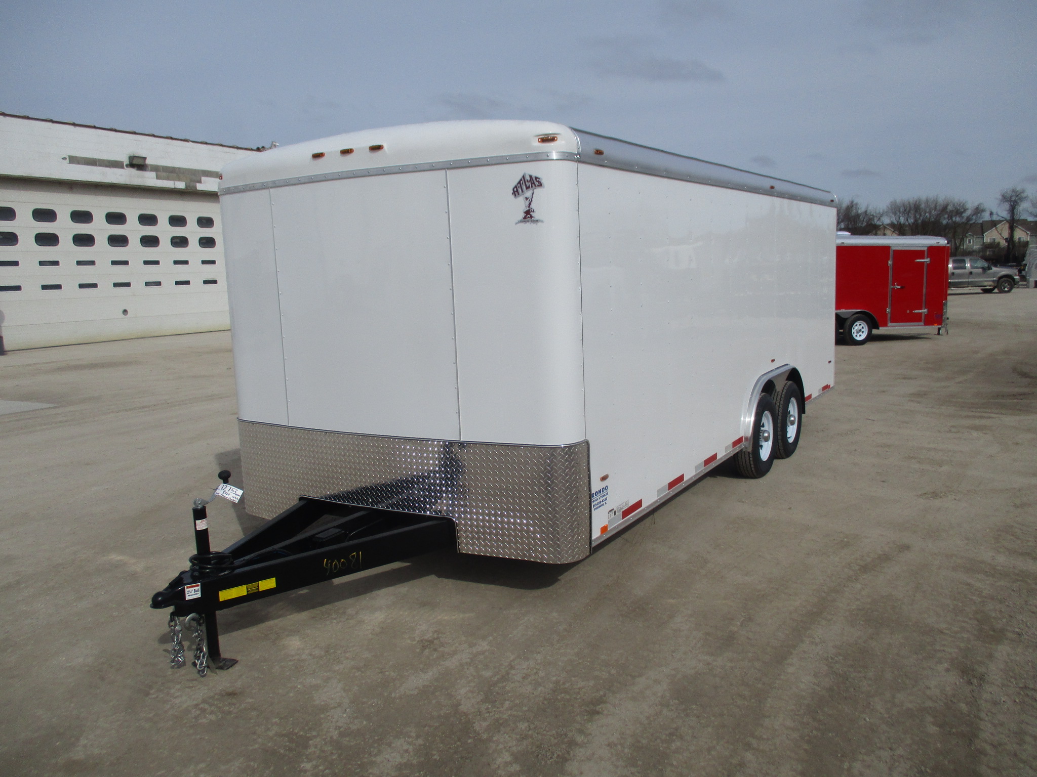 2018 Atlas 8x20  Enclosed Cargo AU820TA3-R