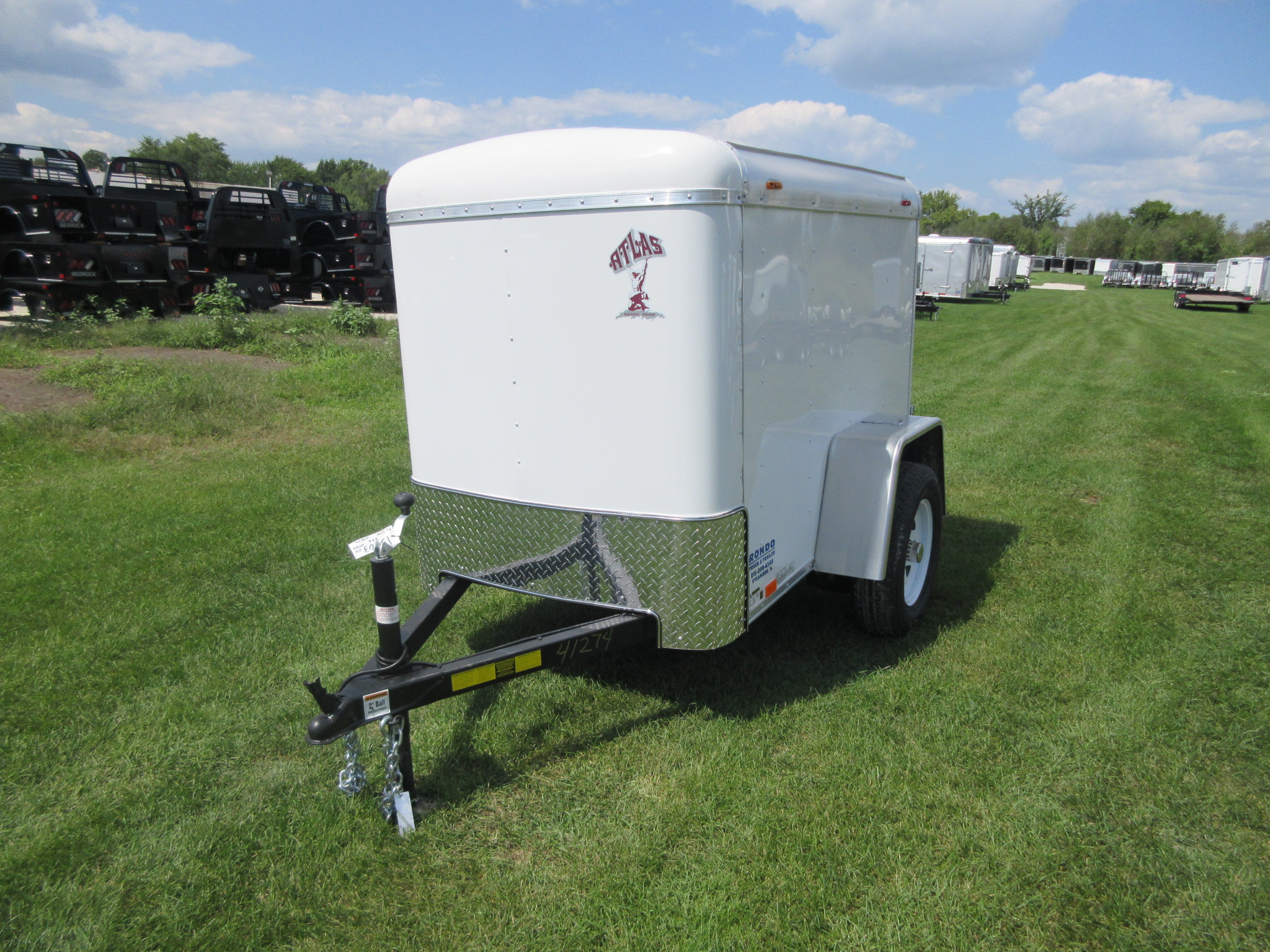 2019 Atlas 4x6' Enclosed Cargo AU46SA :: Rondo Trailer