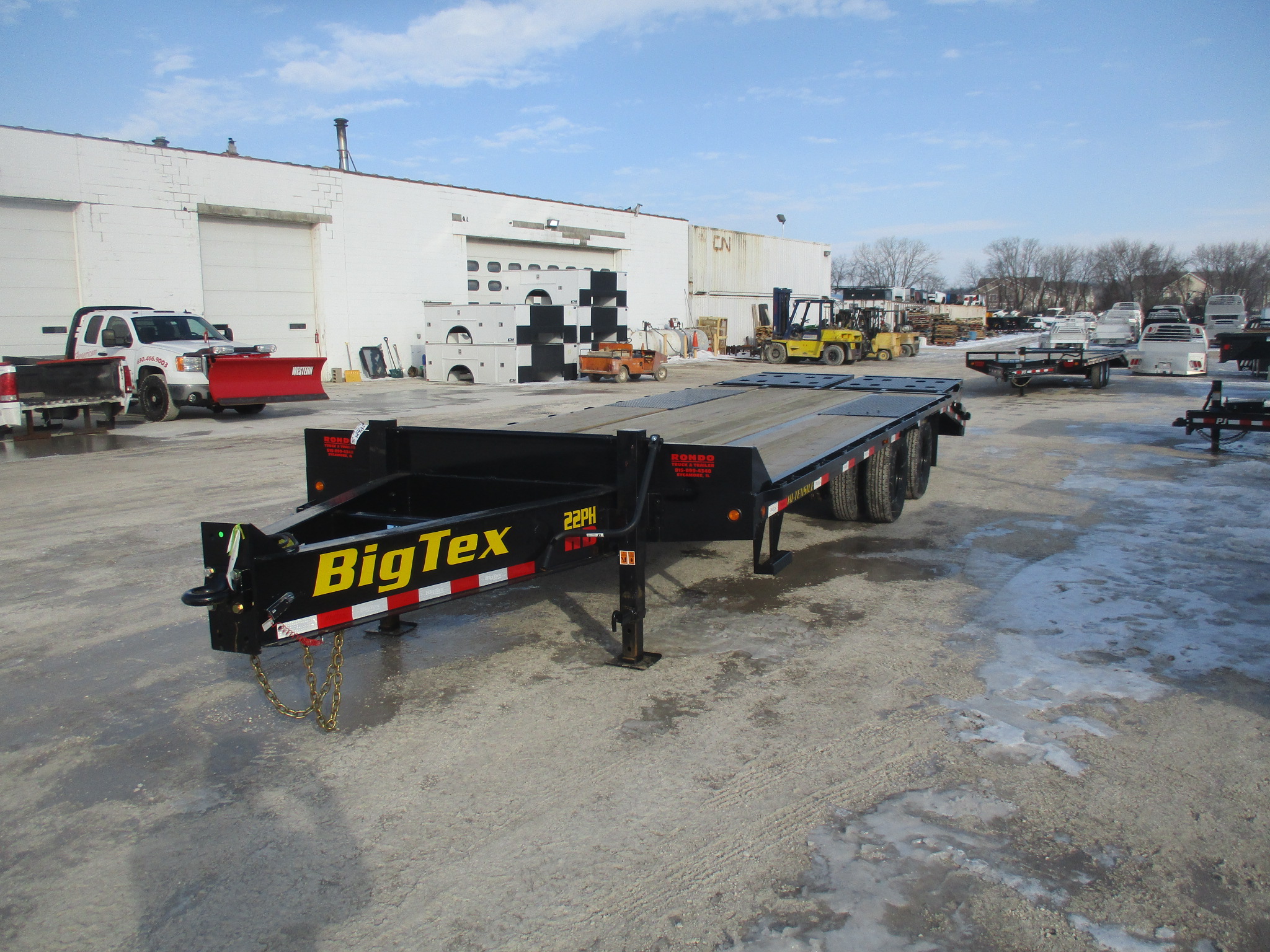 2019 Big Tex 102x25  Equipment Deckover 22PH-20BK+5MR