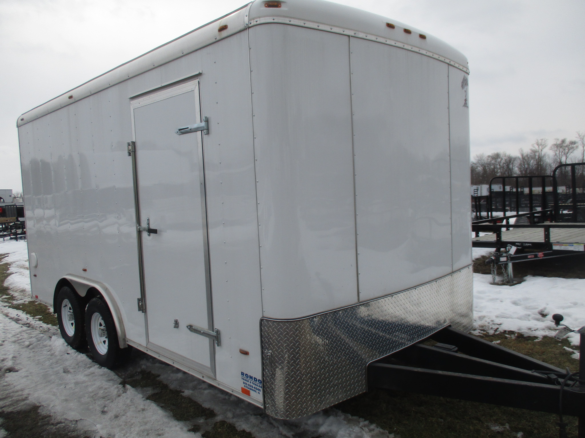 2018 Atlas 8x16' Enclosed Cargo AU816TA2 :: Rondo Trailer