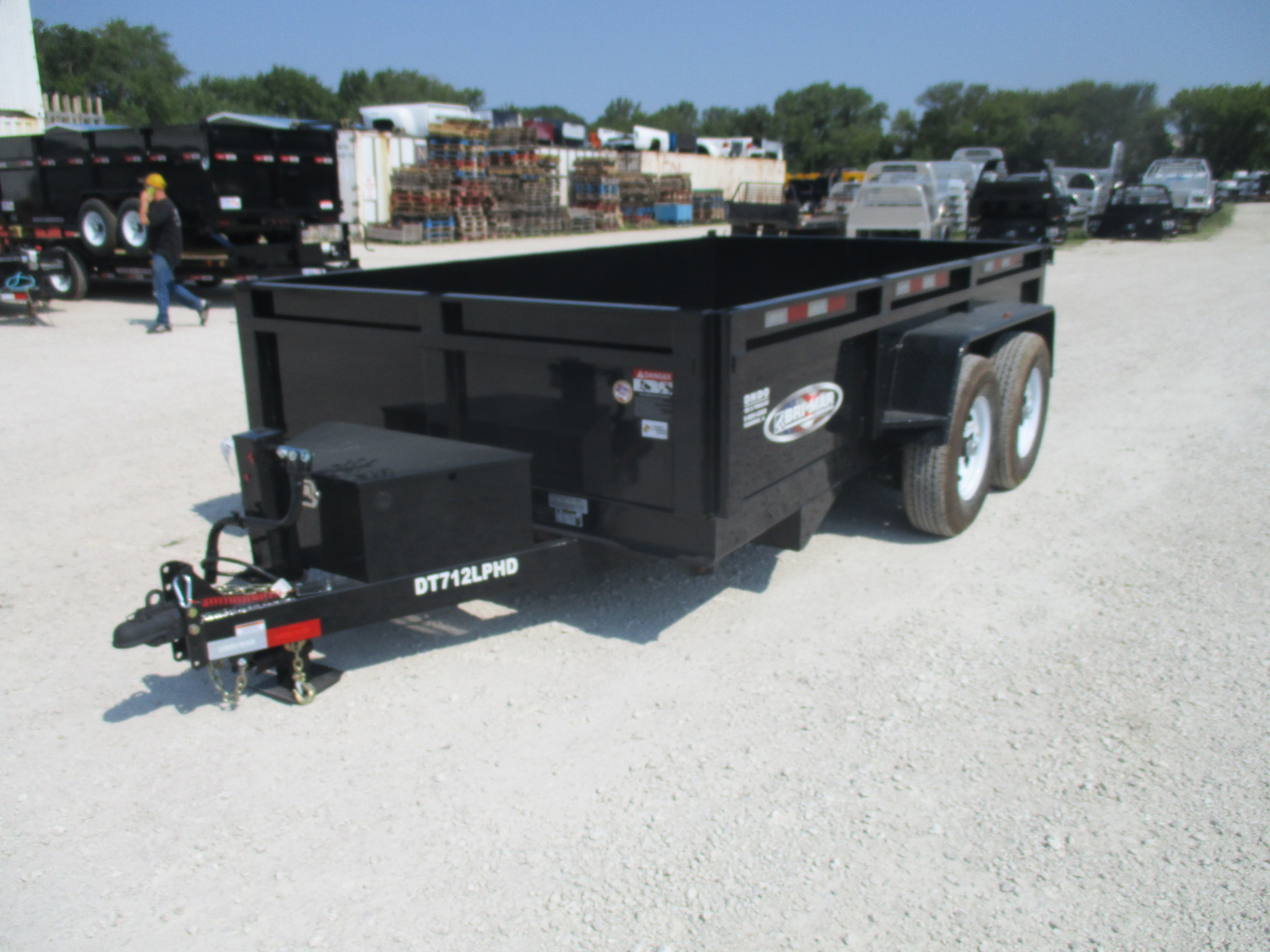 2019 Bri-Mar 81x12  Dump DT712LPHD-12