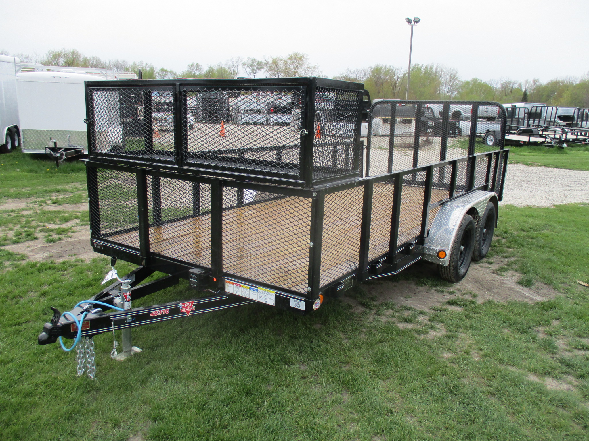 レンローズ様オーダーページ 2020 PJ Trailer 83x16' UL Utility UL21632ESGK2C :: Rondo Trailer