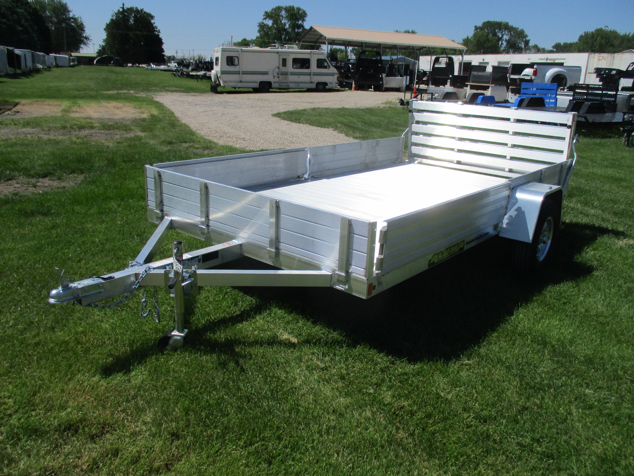 2021 Aluma 81x12  Aluminum Single Axle Utility 8112S-R-BT-SR