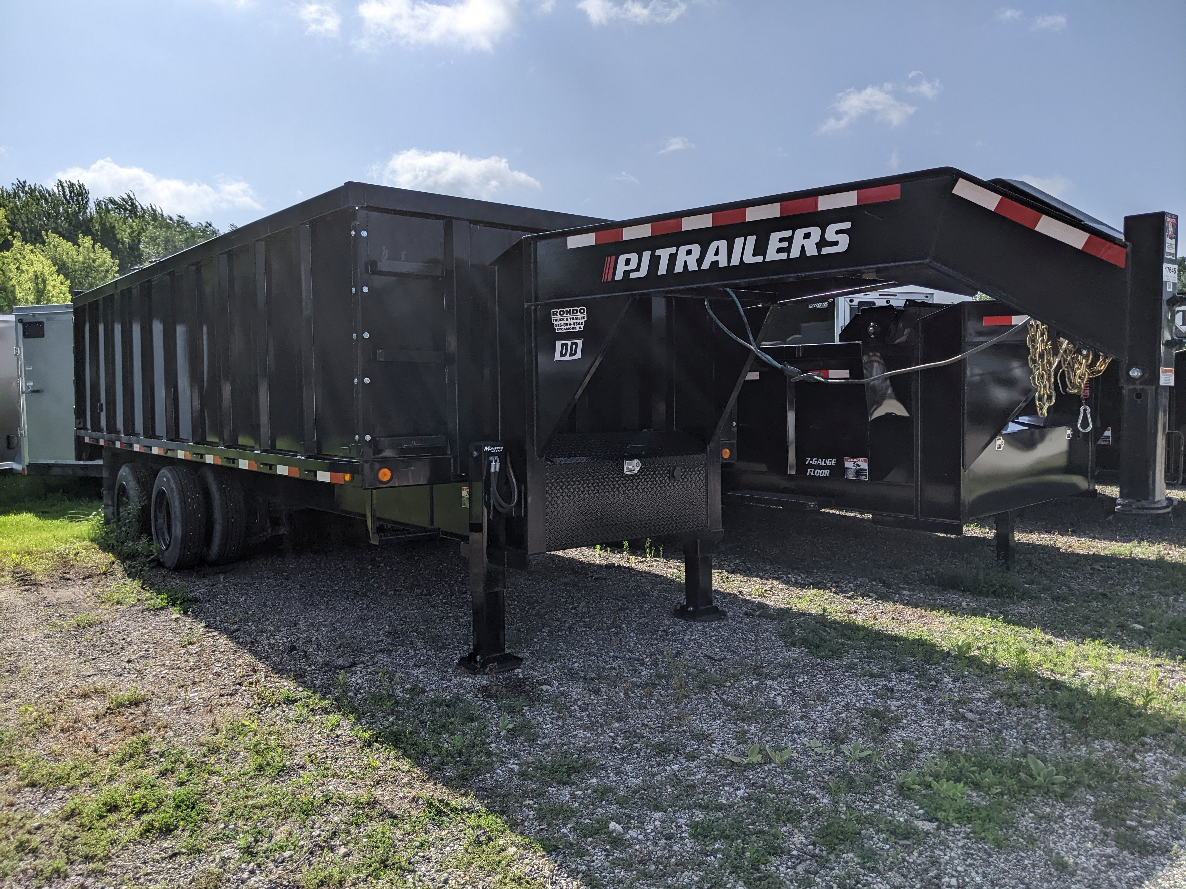 2023 PJ Trailer 96x20 DD Gooseneck Dump DDQ20J2GSB01CE-JA06