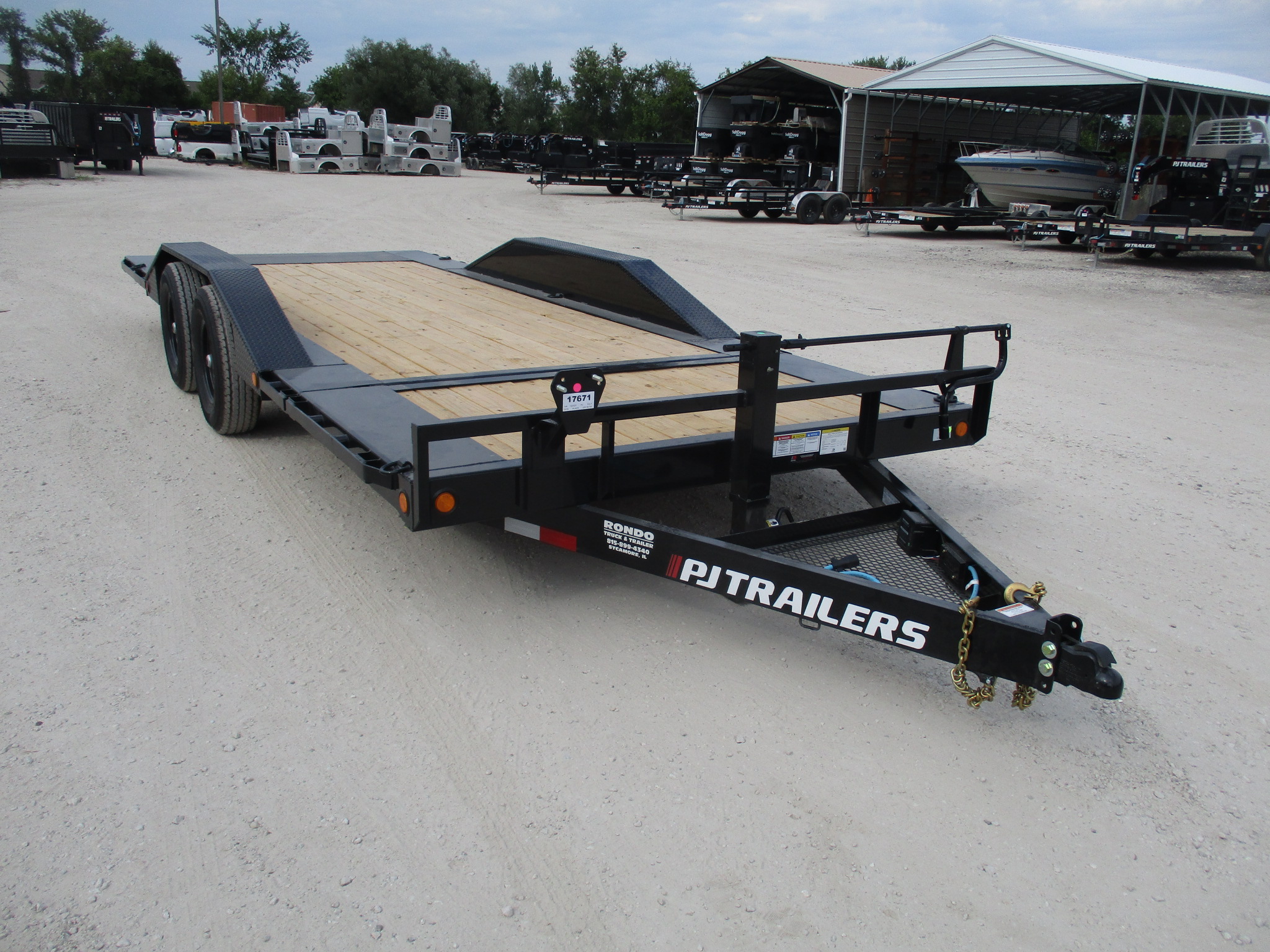 2023 PJ Trailer 102x20' TS Equipment Tilt TSJ2072BTTK :: Rondo Trailer