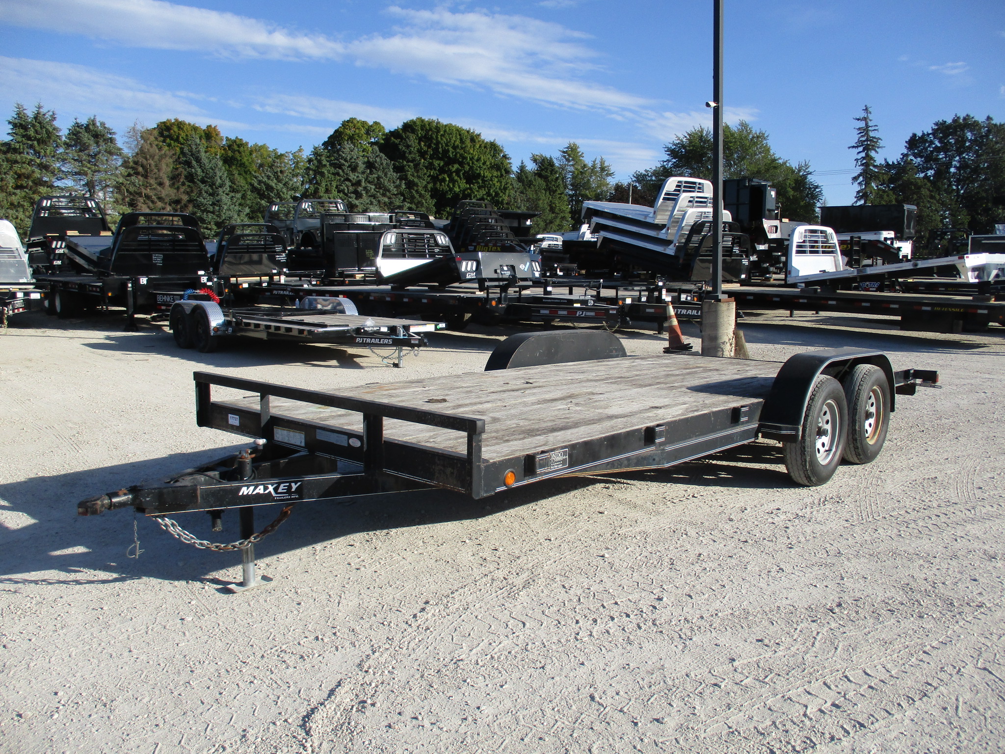 2012 Maxey 83x18  Car Hauler Light Duty Carhauler