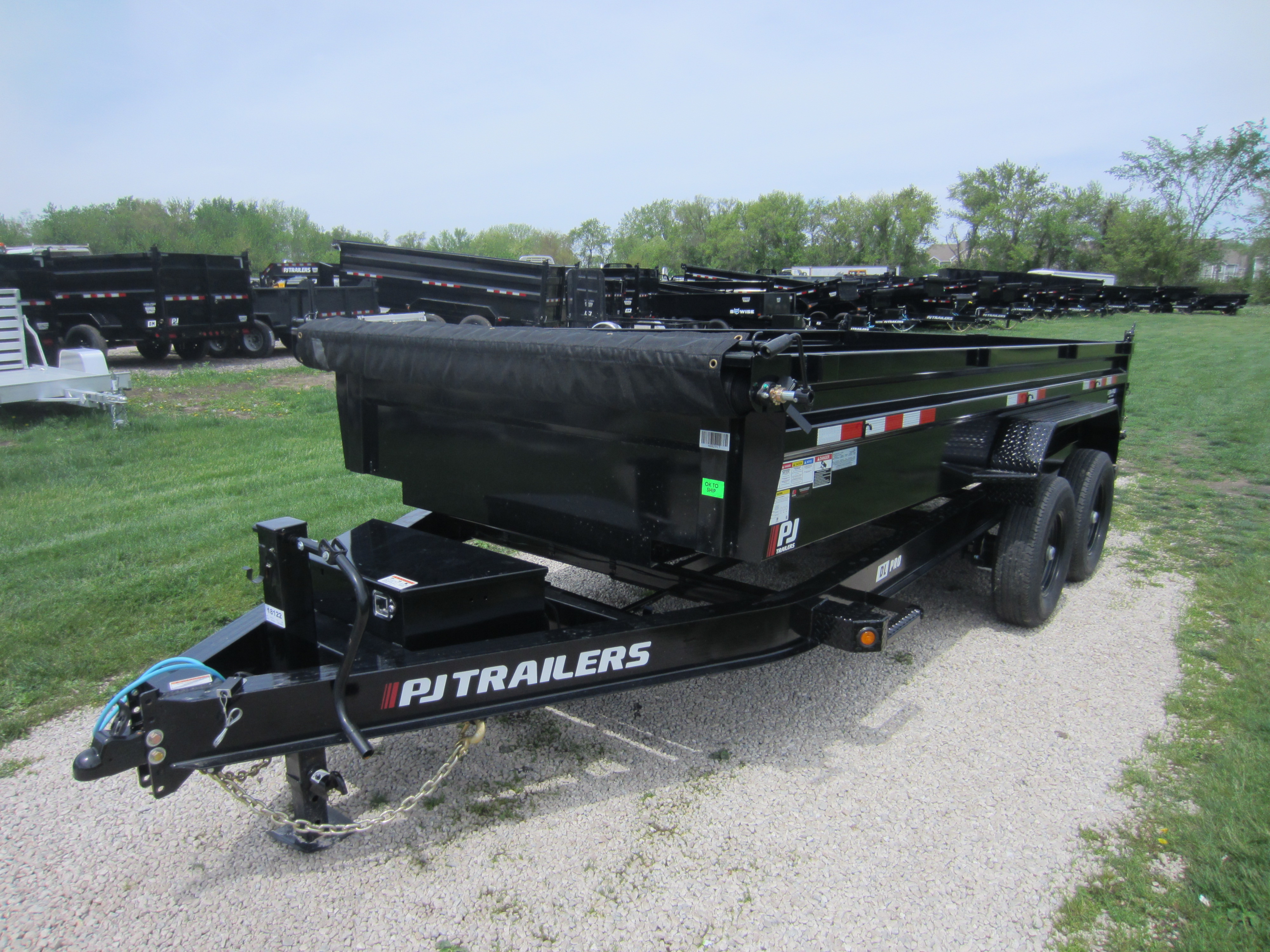 2023 PJ Trailer 83x16 DL Dump DLA1672BSSK