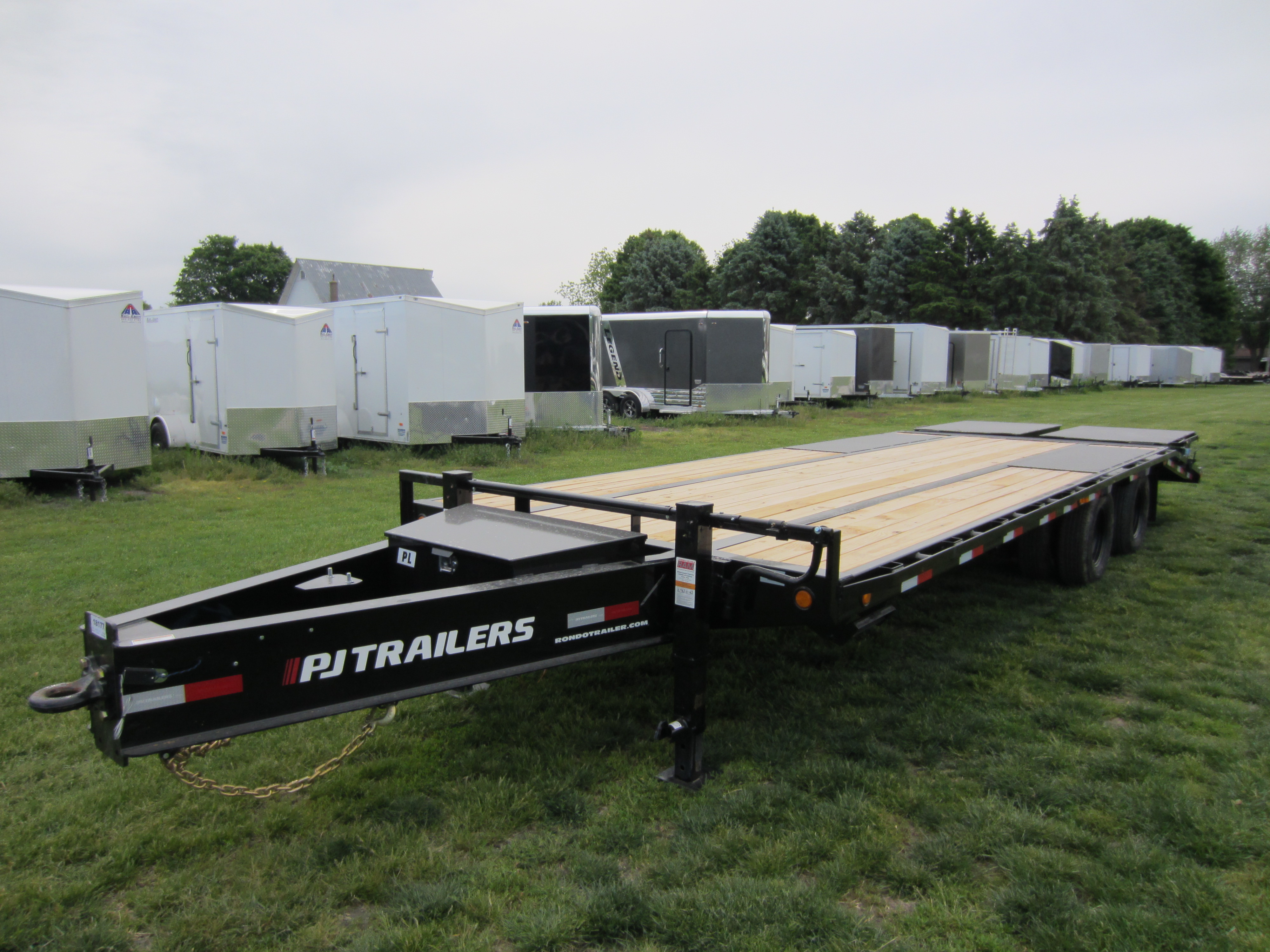 2024 PJ Trailer 102x25' PL Equipment Deckover PLP25A2BSWK :: Rondo