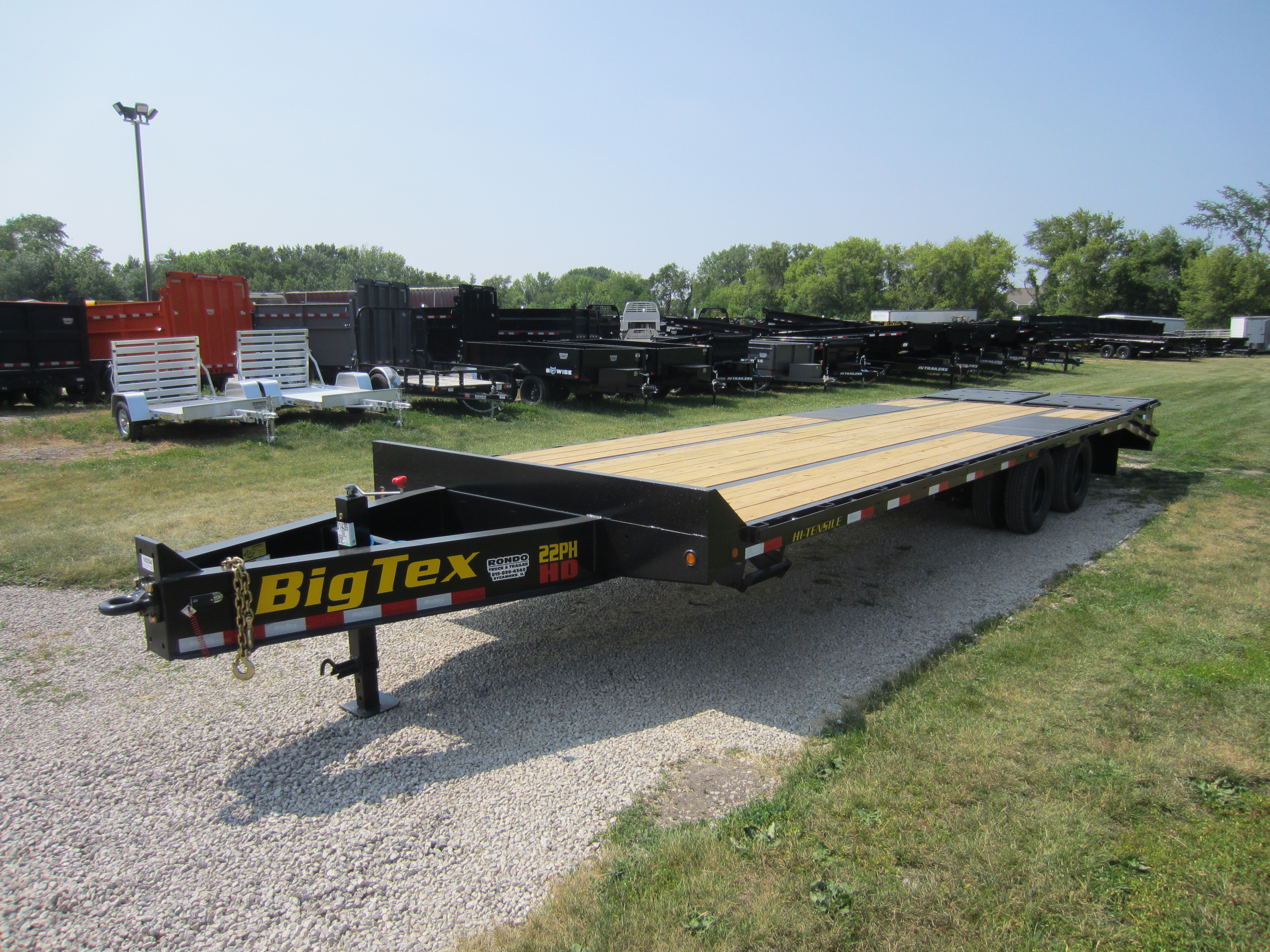 ハグハグページ 2024 Big Tex 102x30' Equipment Deckover 22PH-25BK+5MR :: Rondo Trailer
