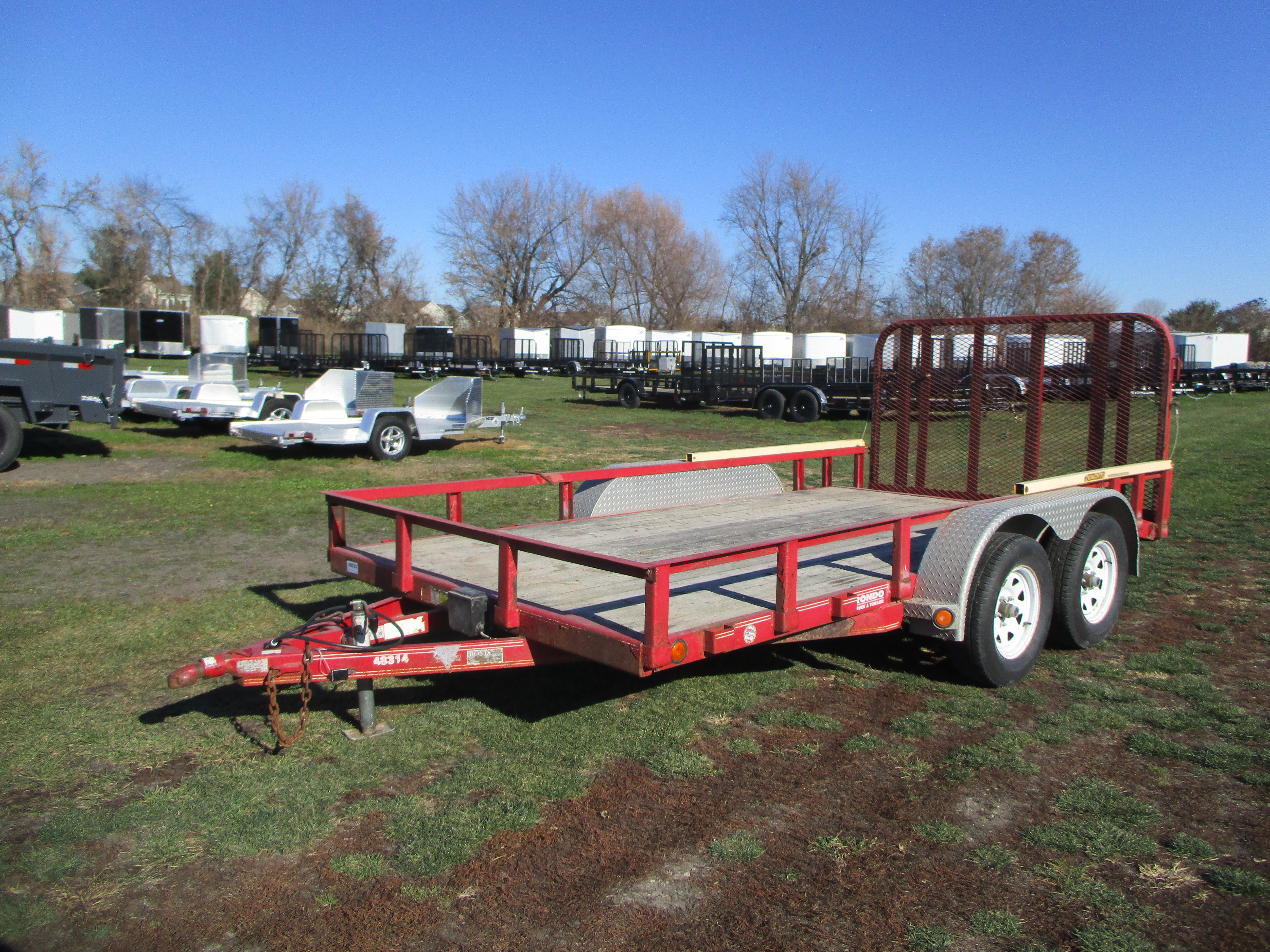 2012 PJ Trailer 83x14 U8 Utility U821432ESBR
