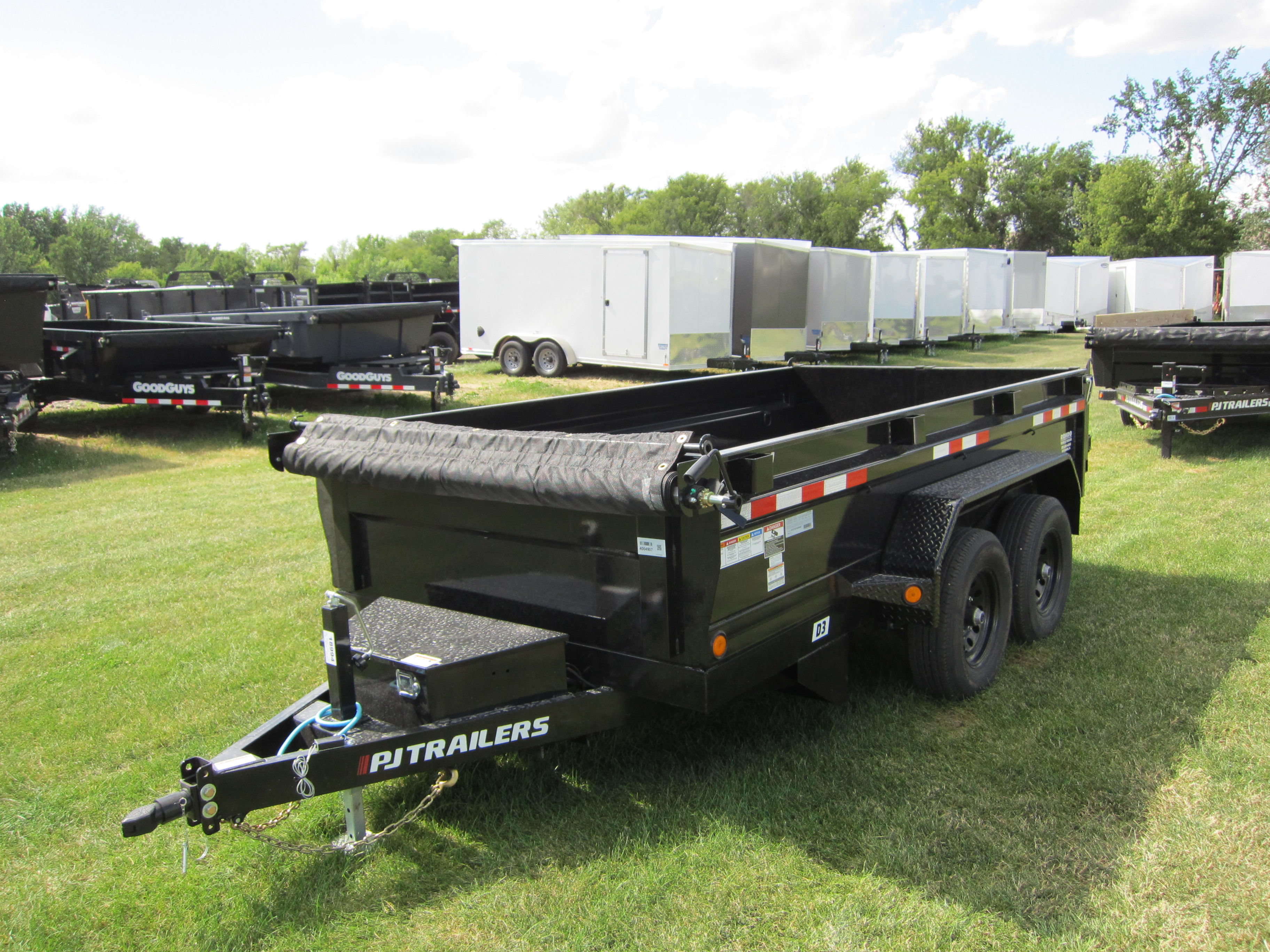 2025 PJ Trailer 72x12 D3 Dump D3J1252BSSK-RA01-TK01