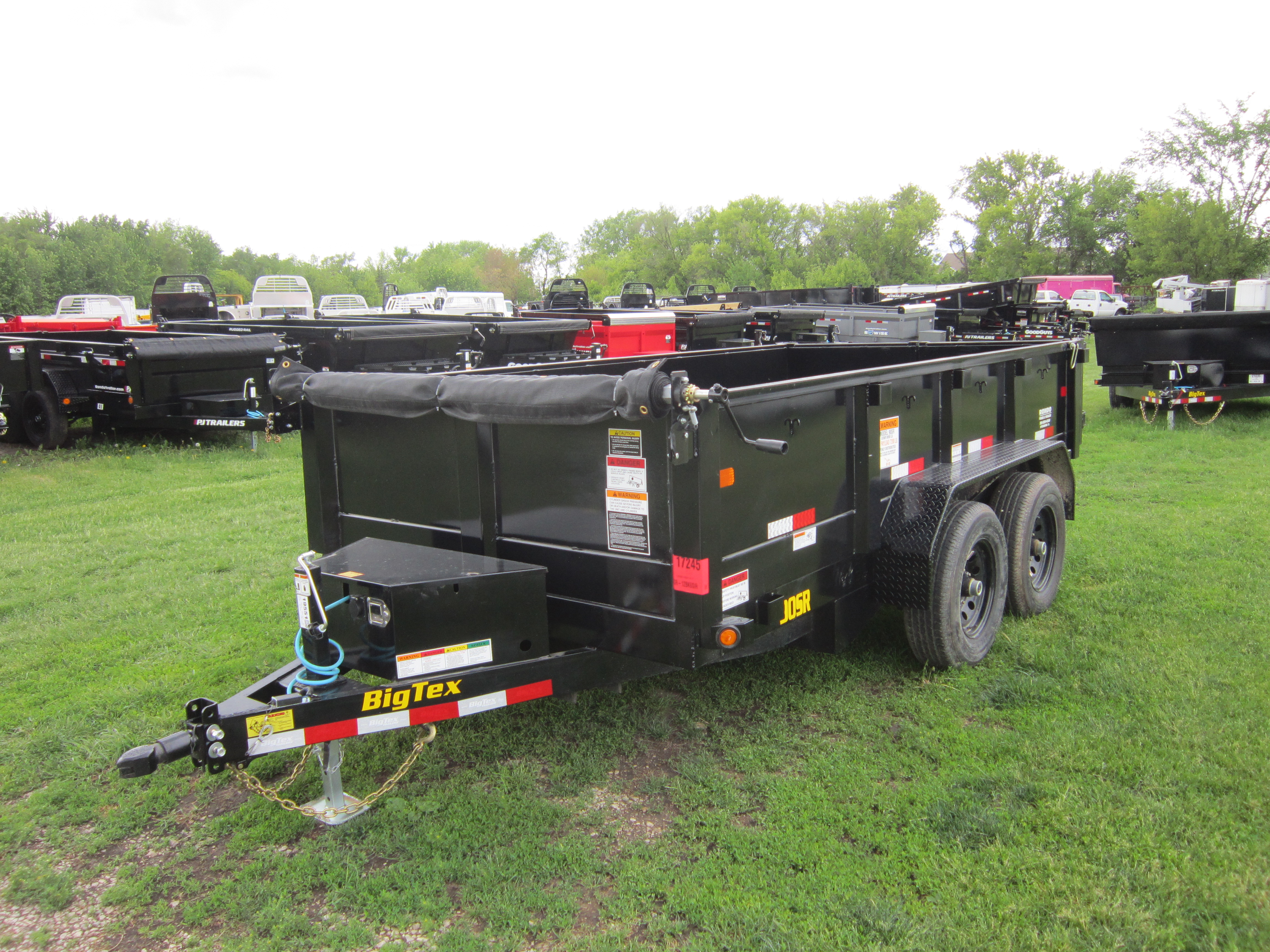 2025 Big Tex 72x12  Dump 90SR-12BK6SIR