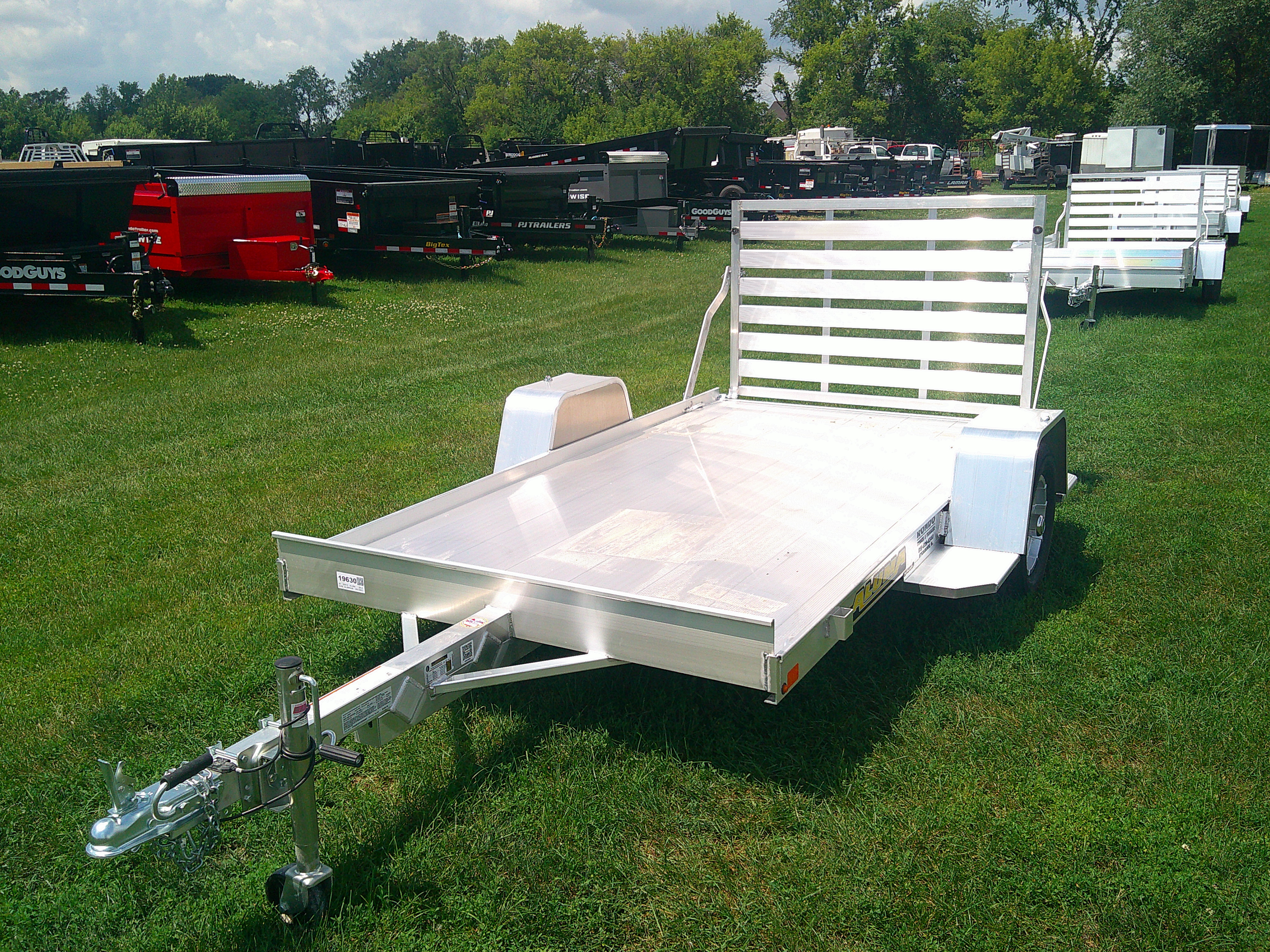2026 Aluma 63x10  Aluminum Single Axle Utility 6310S-TG