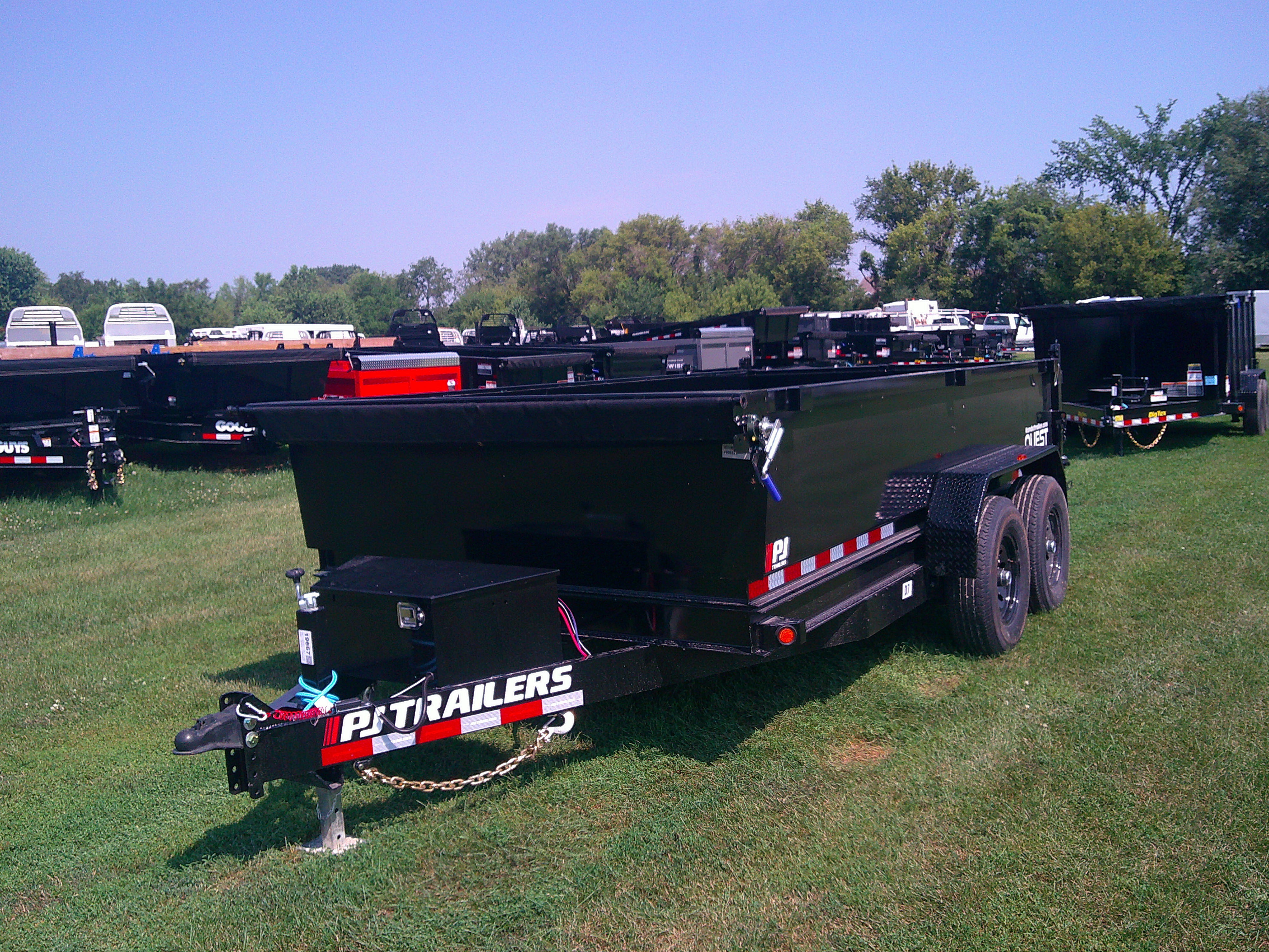 2025 PJ Trailer 83x14 D7 Dump D7C1472BSSK