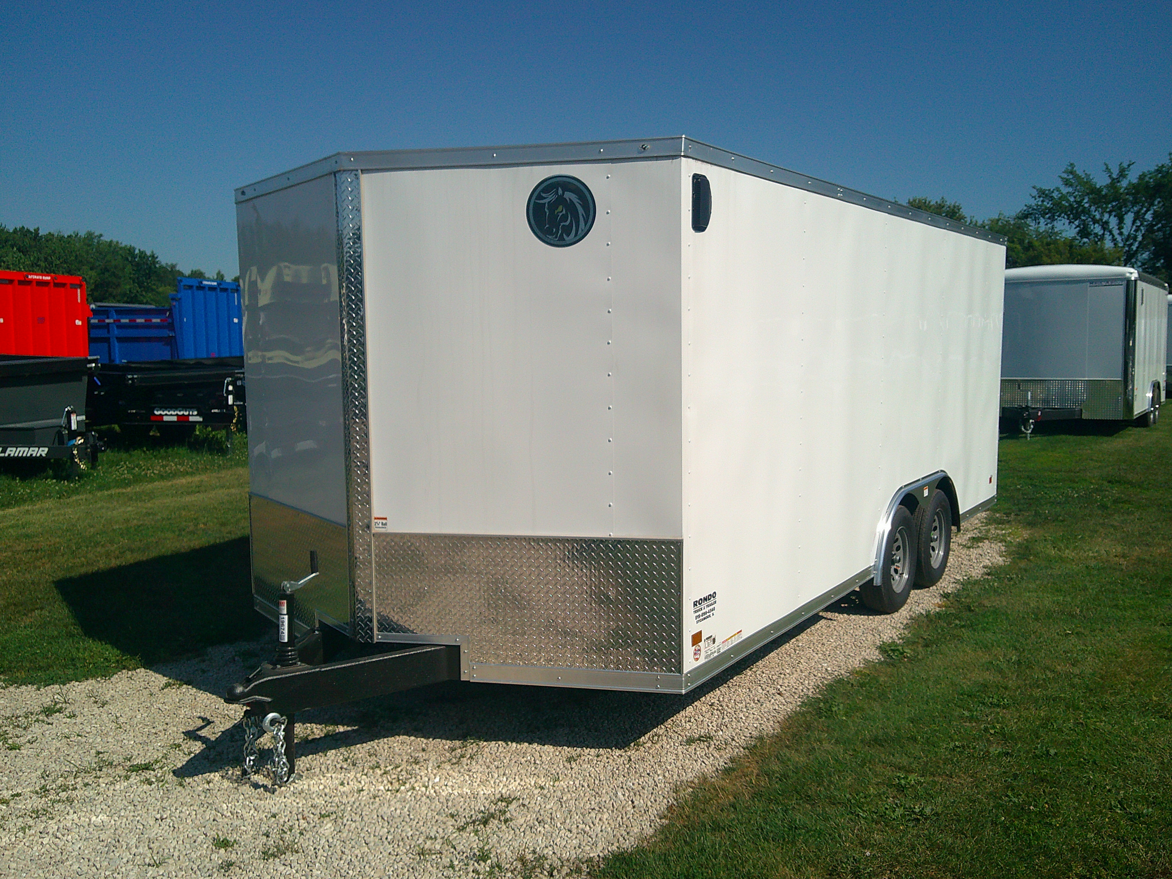2025 Darkhorse 8.5x18  Enclosed Car Hauler DHW8.5X18TA35