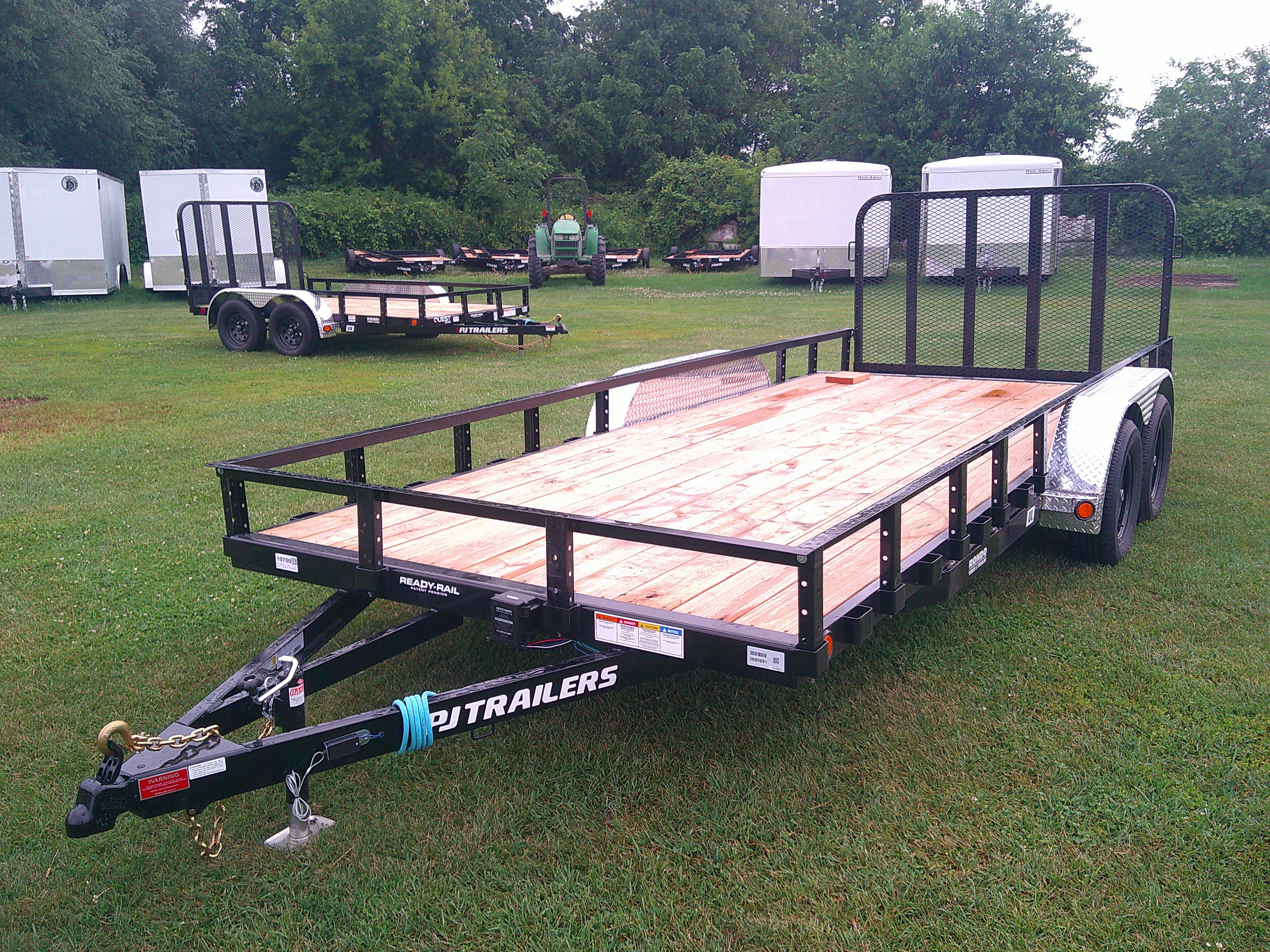 2026 PJ Trailer 83x18 UL Utility UL21832ESBK