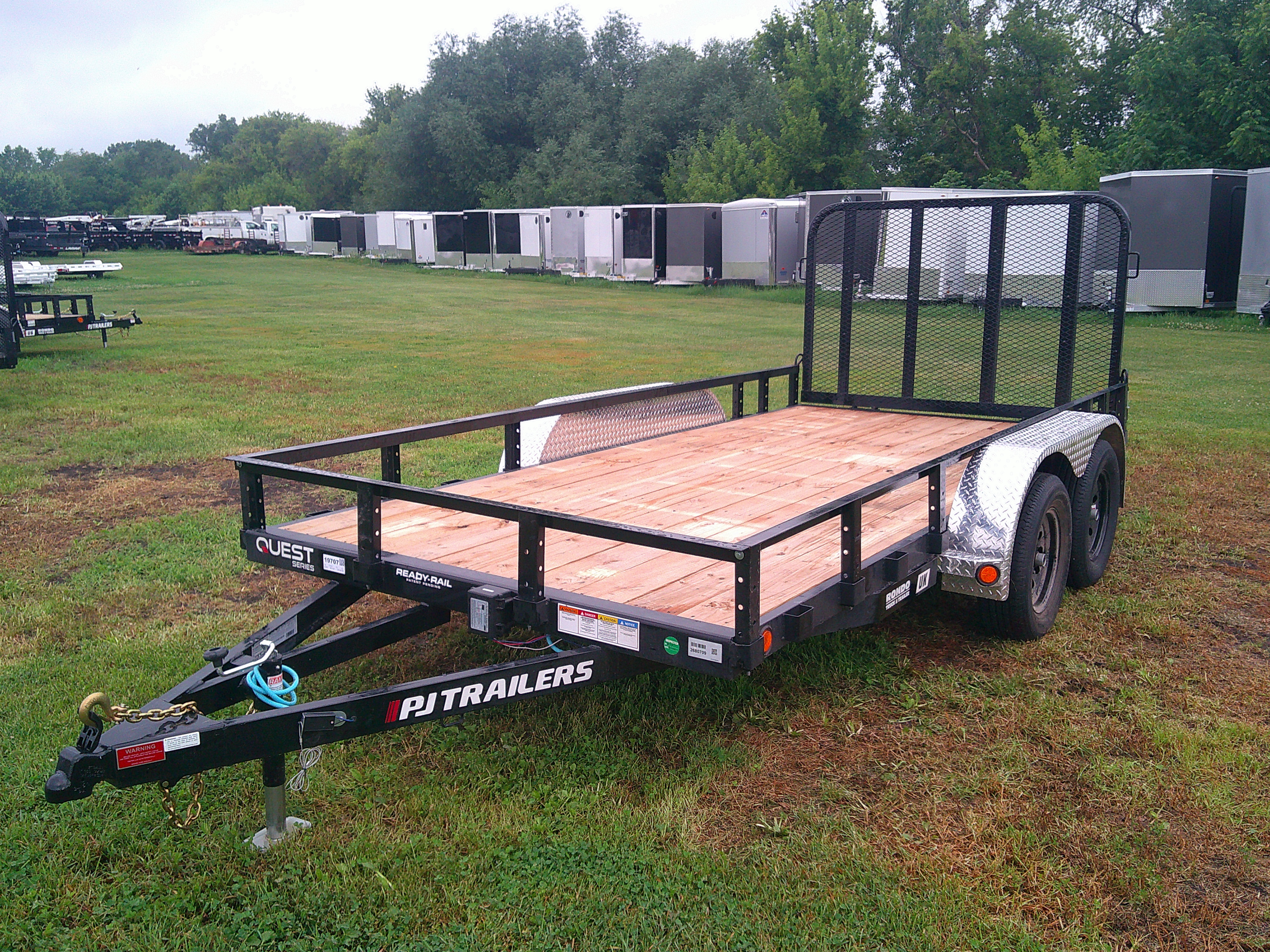 2026 PJ Trailer 77x14 UK Utility UK21432BSGK