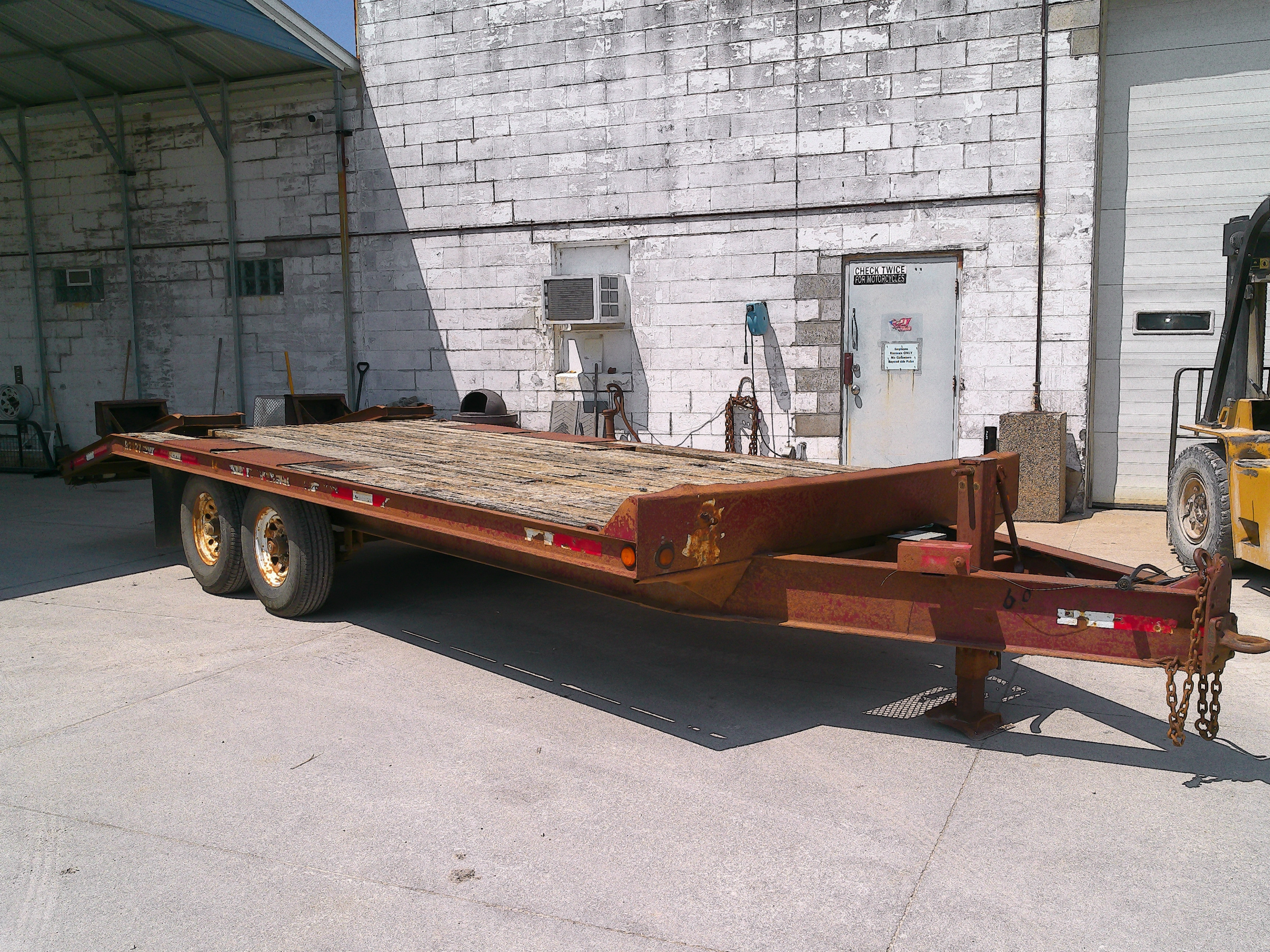 2005 Redi Haul 96x21  Equipment Deckover 