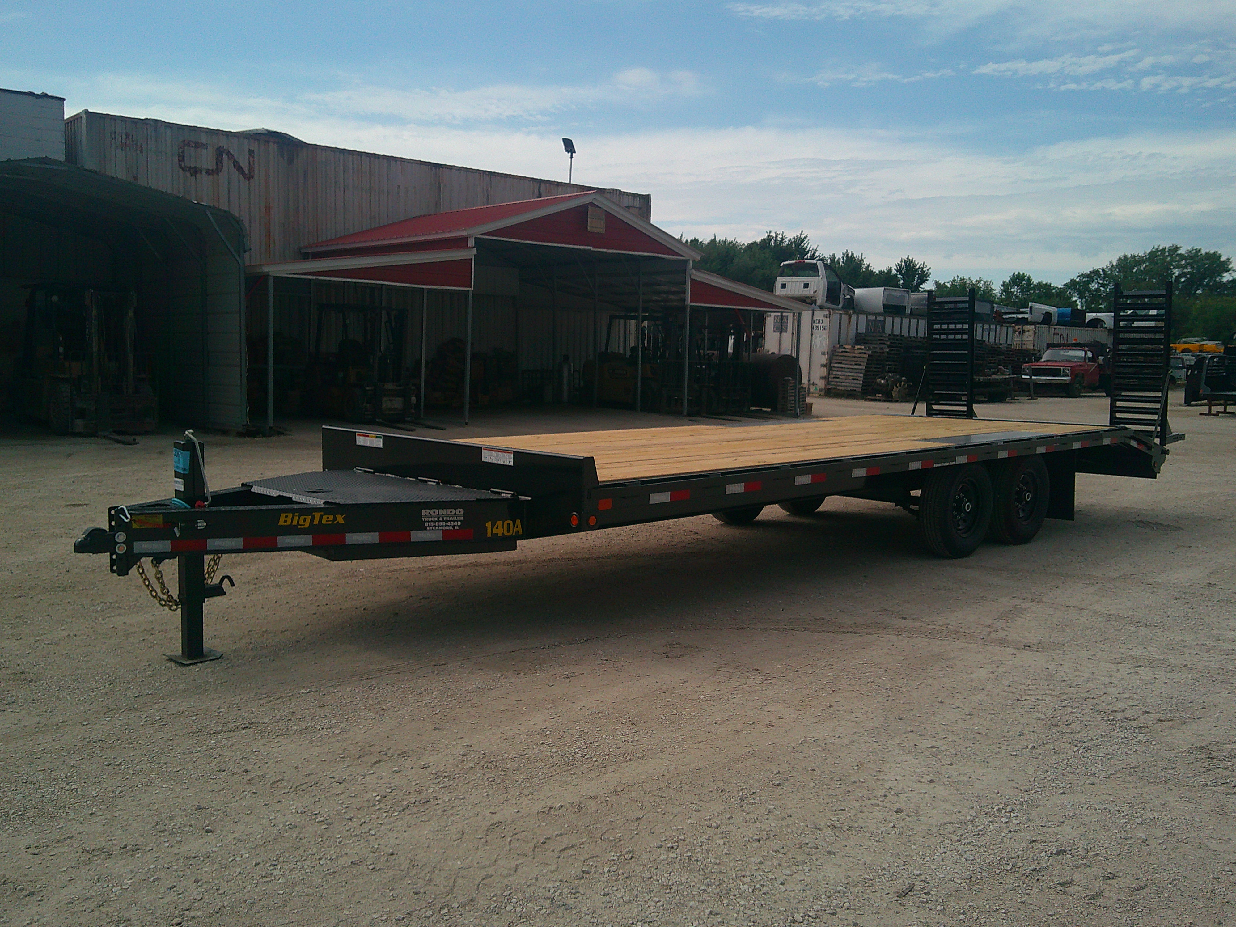 2026 Big Tex 102x24  Equipment Deckover 14OA-24D3A-FRBK