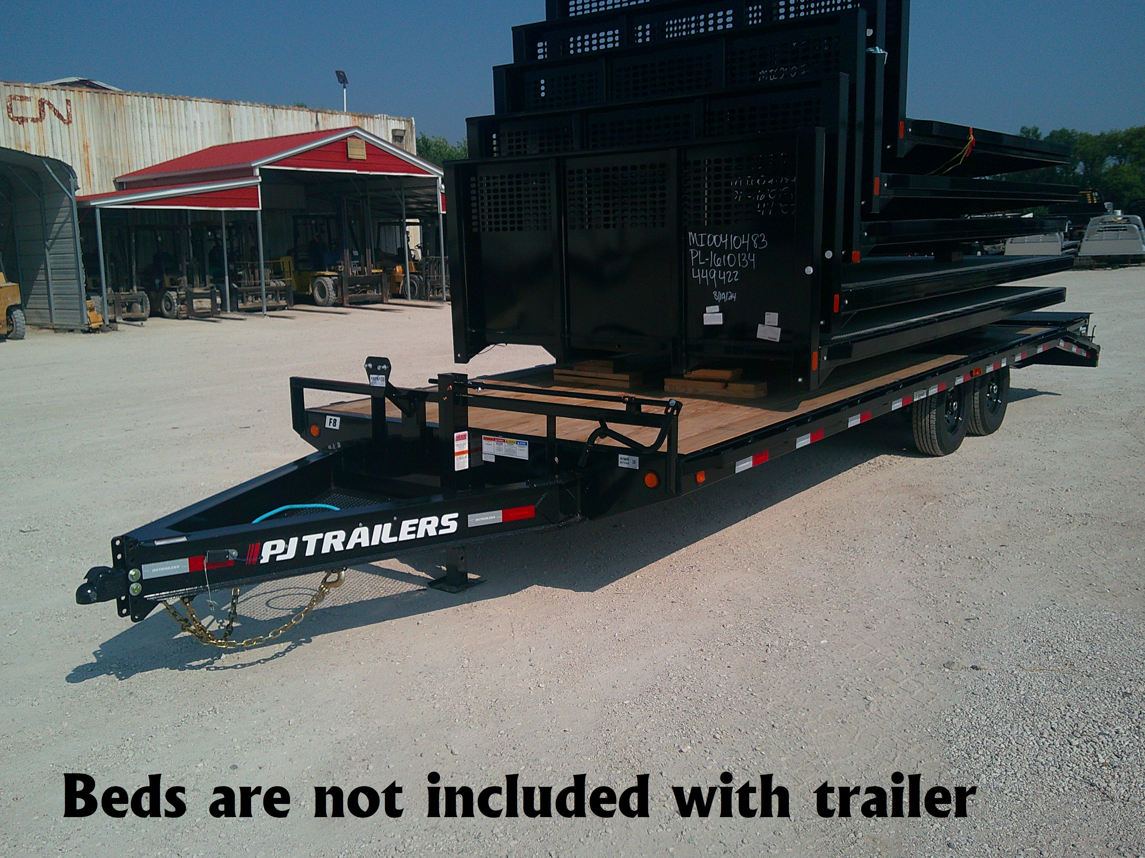 2026 PJ Trailer 102x24 F8 Equipment Deckover F8J2472BSYK