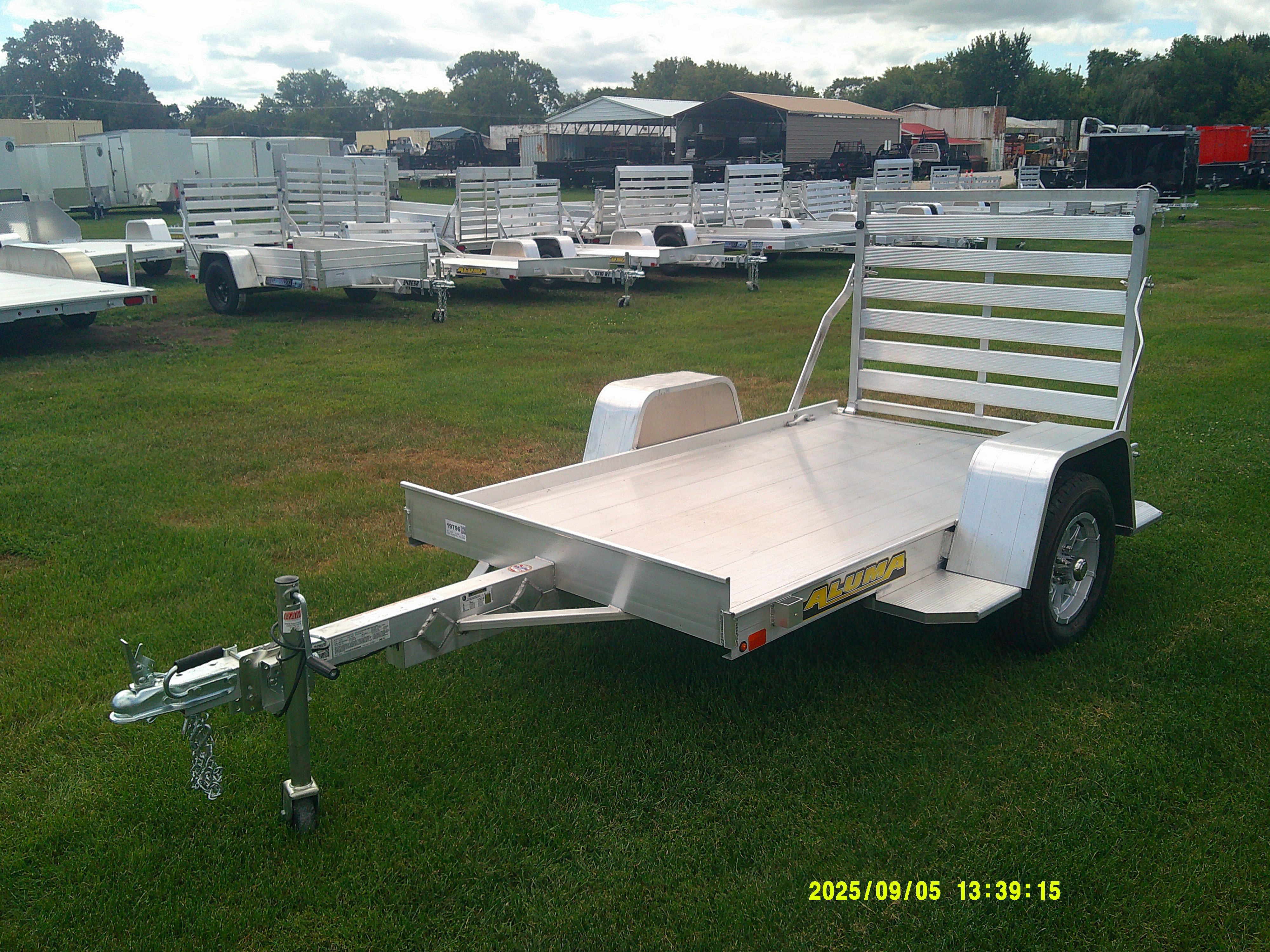 2026 Aluma 54x8  Aluminum Single Axle Utility 548S-TG