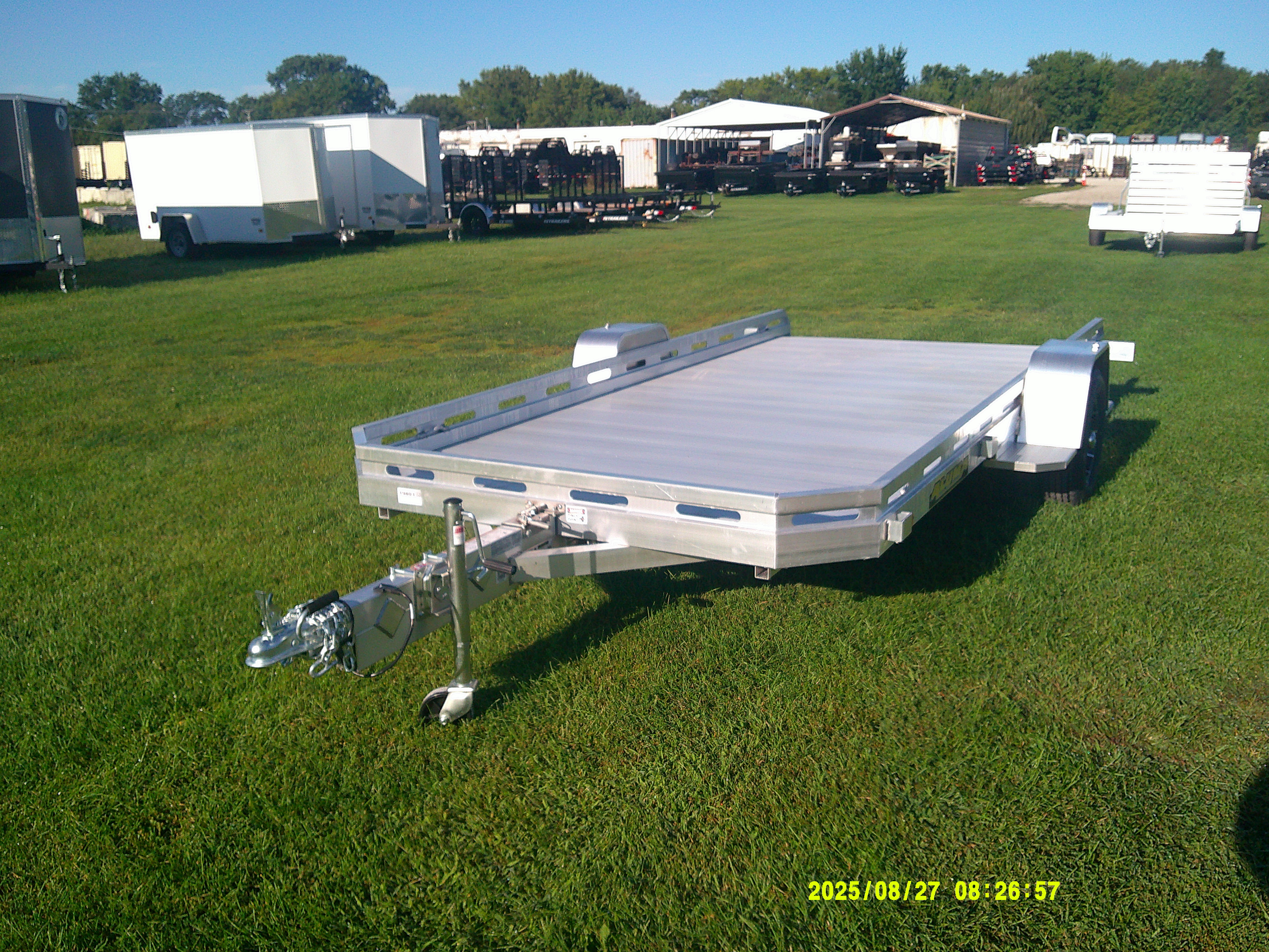 2026 Aluma 78x14  Aluminum Single Axle Utility 7814TILT-S-TR