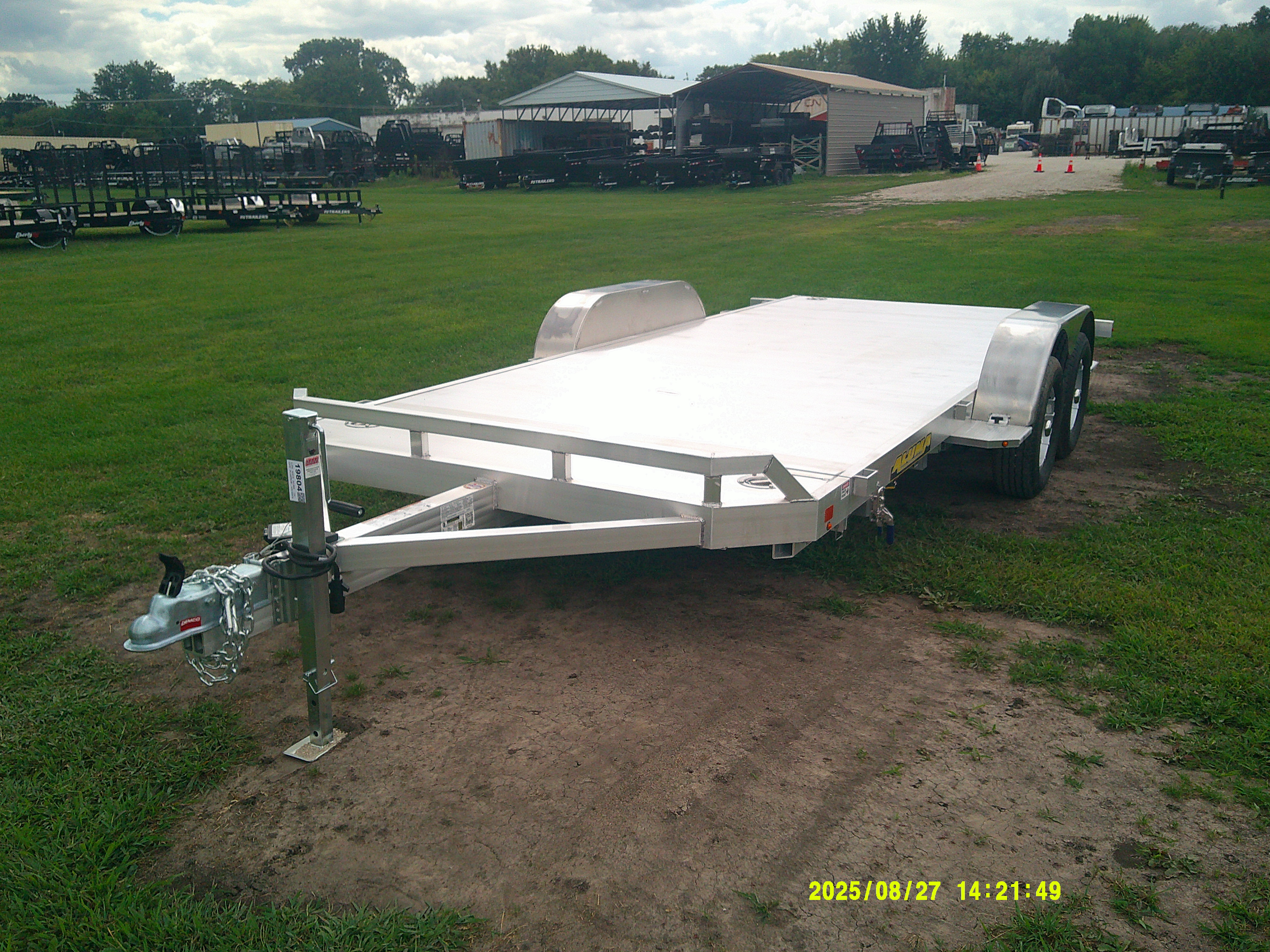 2026 Aluma 82x16  Car Hauler 8216TILT-TA-EL-RTD