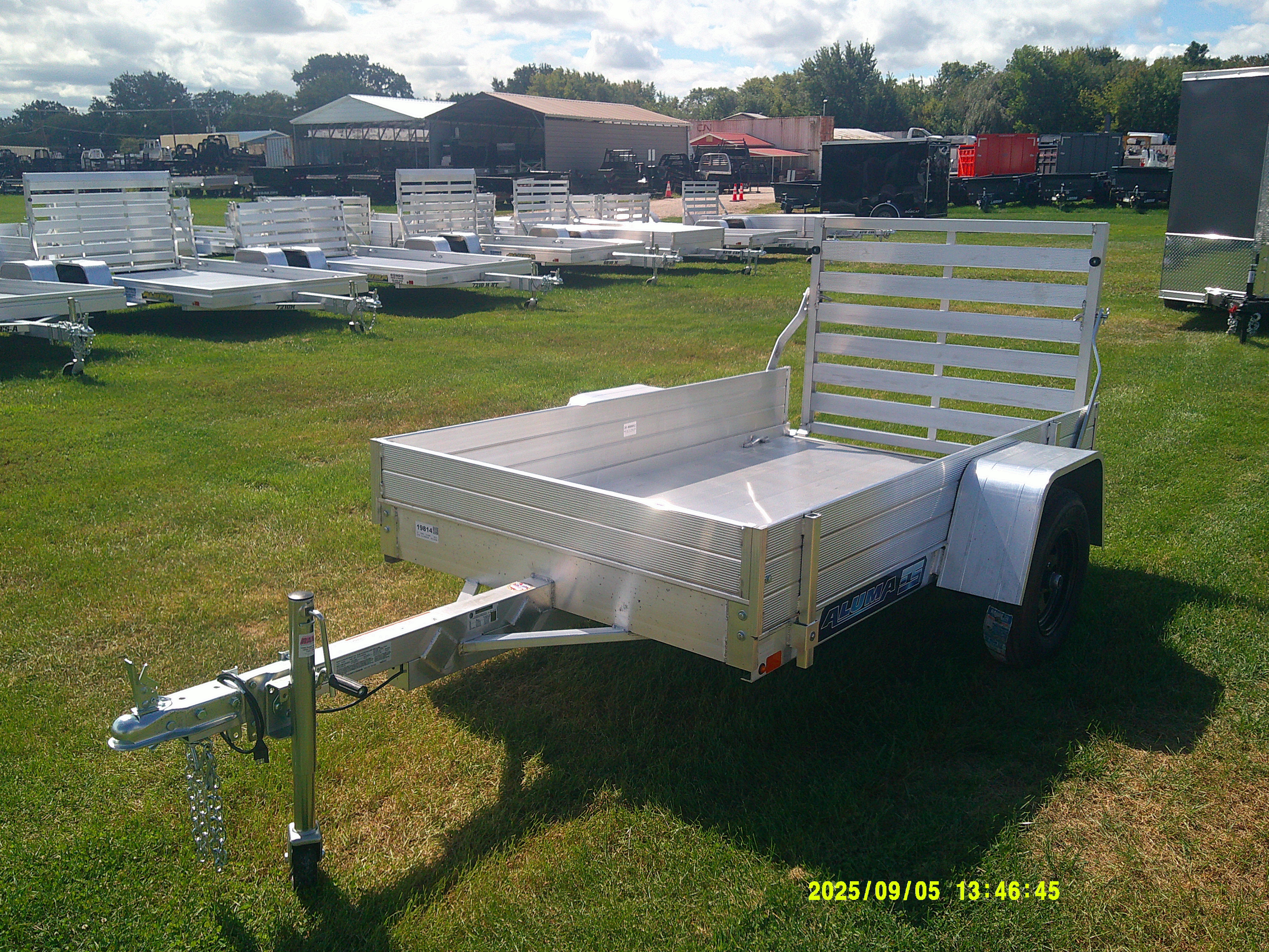 2026 Aluma 54x8  Aluminum Single Axle Utility 548ESA-S-TG