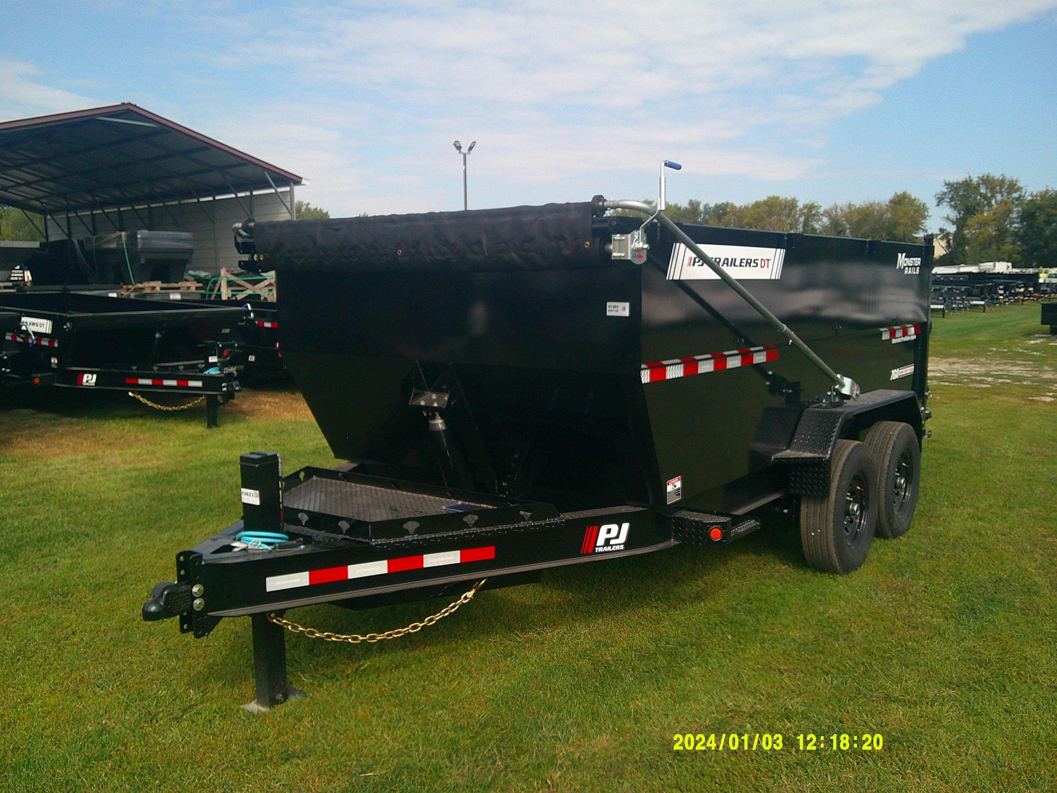 2026 PJ Trailer 83x14 DT Dump DT1J1492BSSK-SW04-VYGR