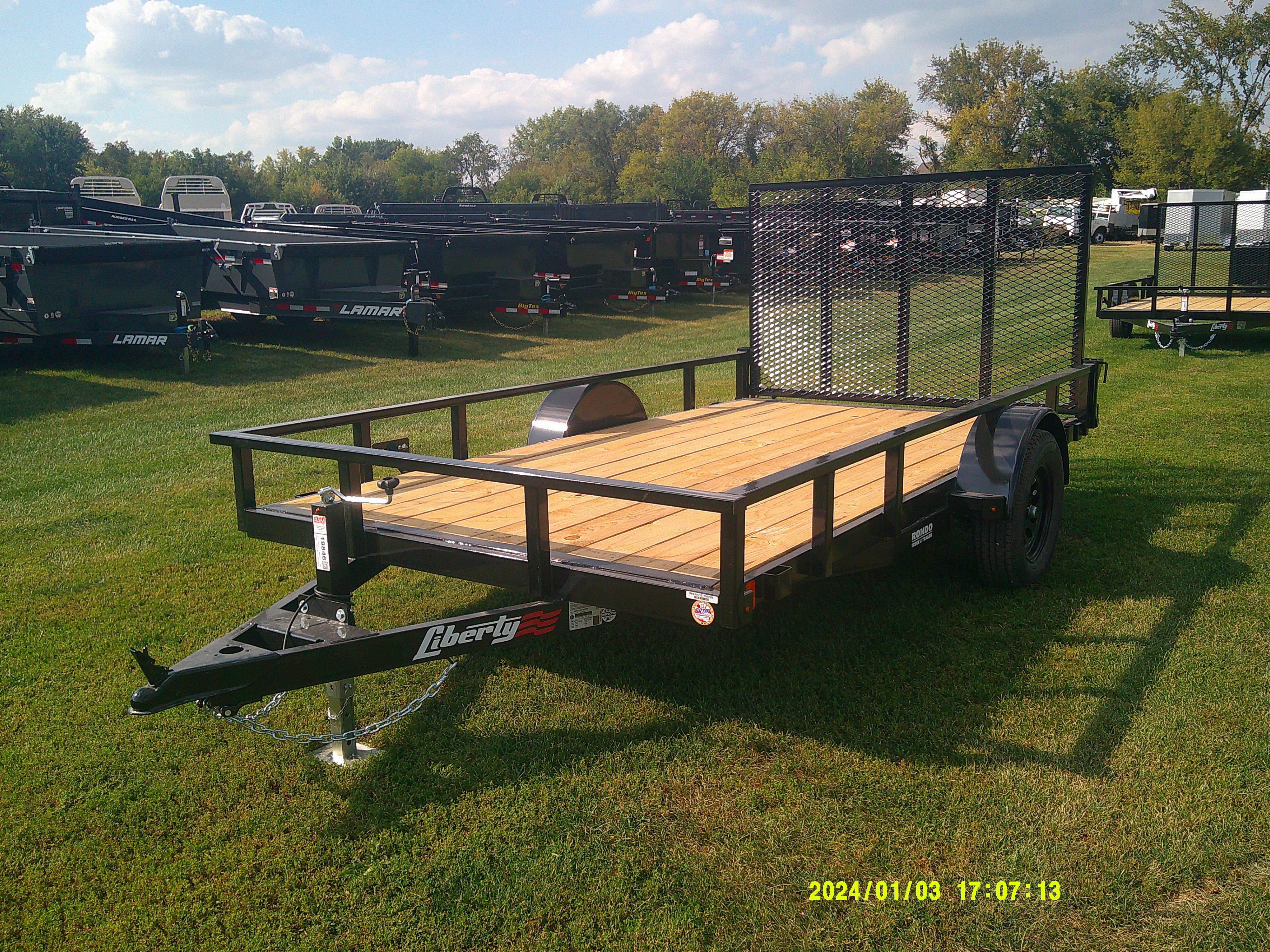 2026 Liberty 78x12  Single Axle Utility LU3K78X12