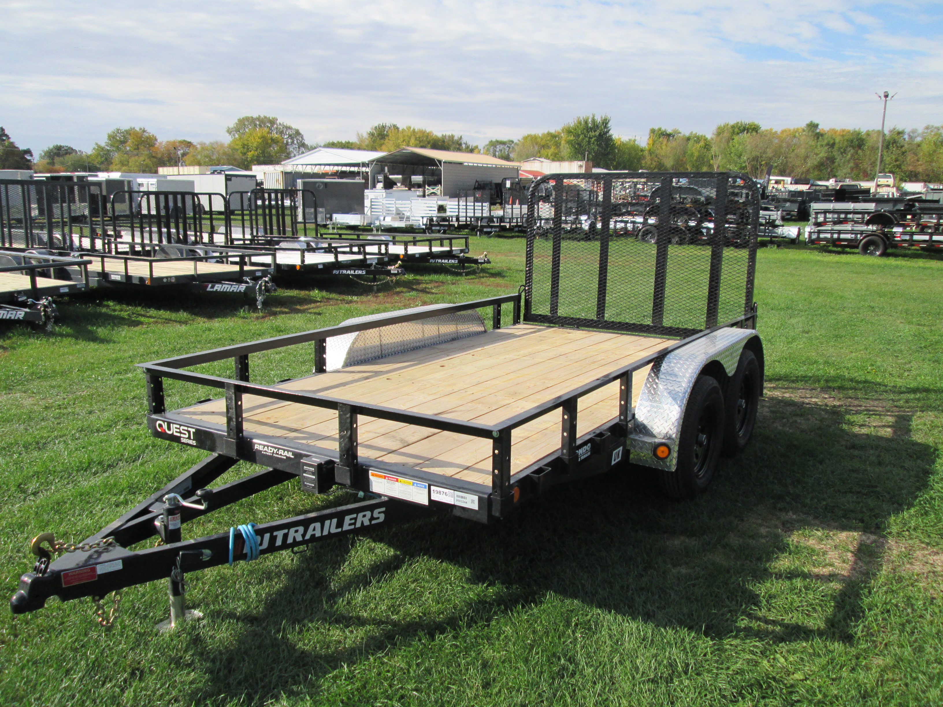 2026 PJ Trailer 77x12 UK Utility UK21232CSGK